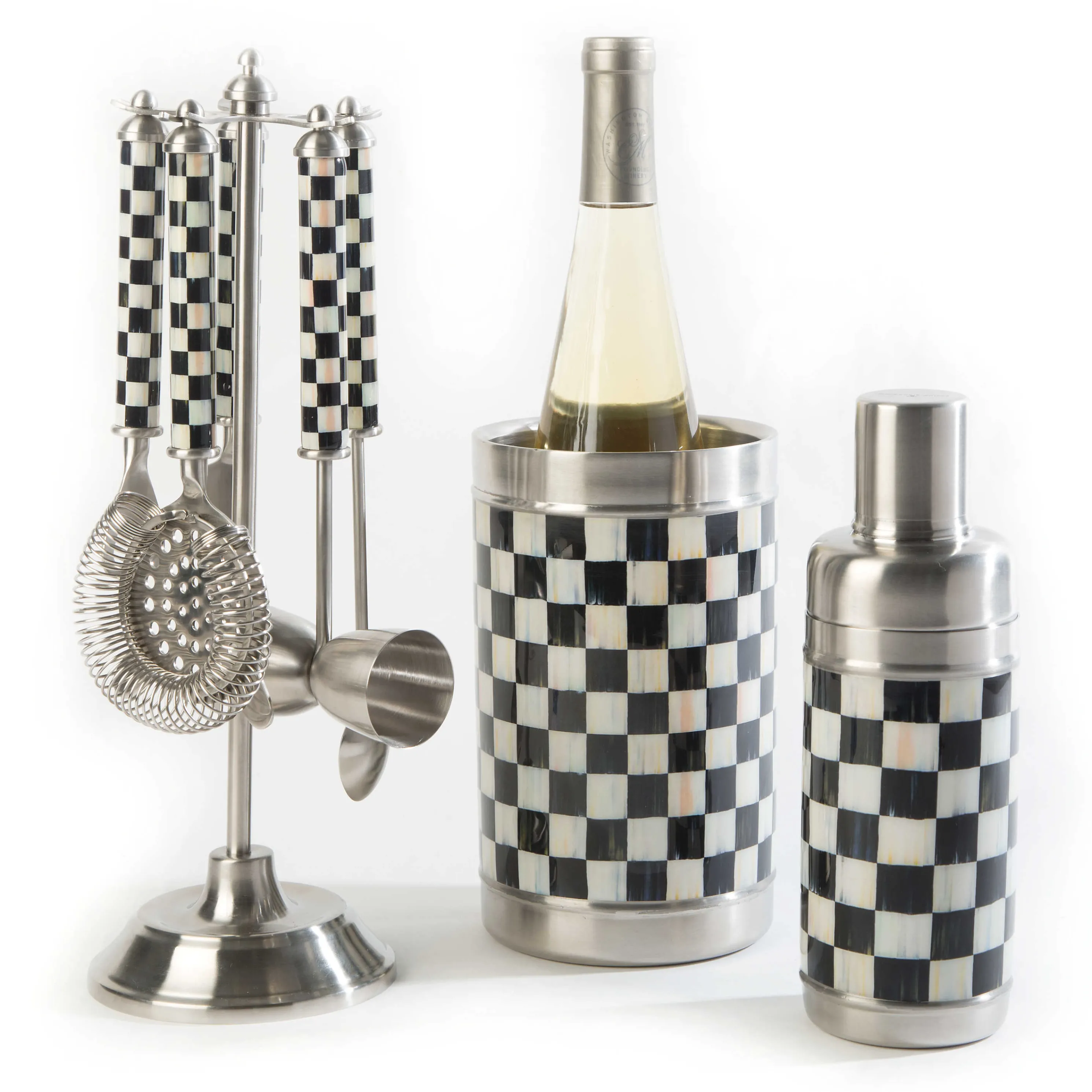 3260 Bar Tool Set - Courtly Check