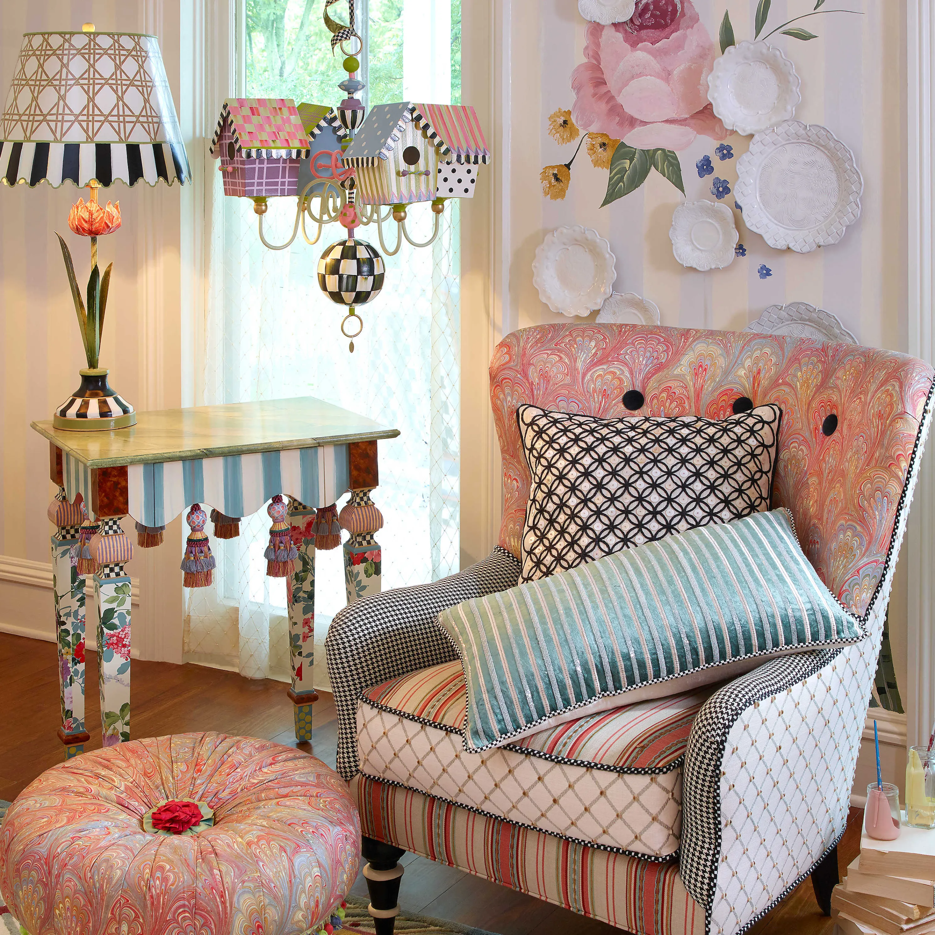 Birdhouse Chandelier