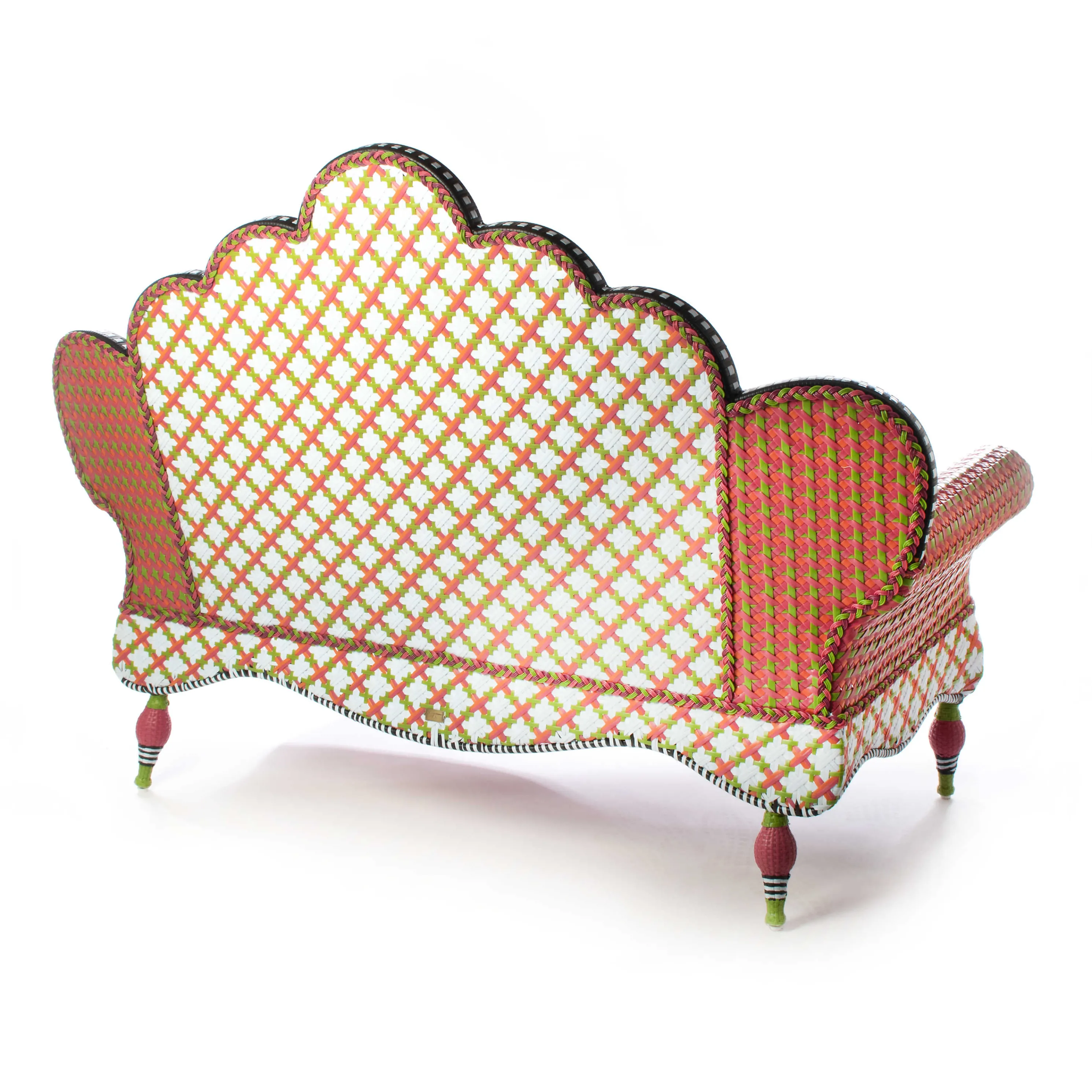 Breezy Poppy Outdoor Loveseat