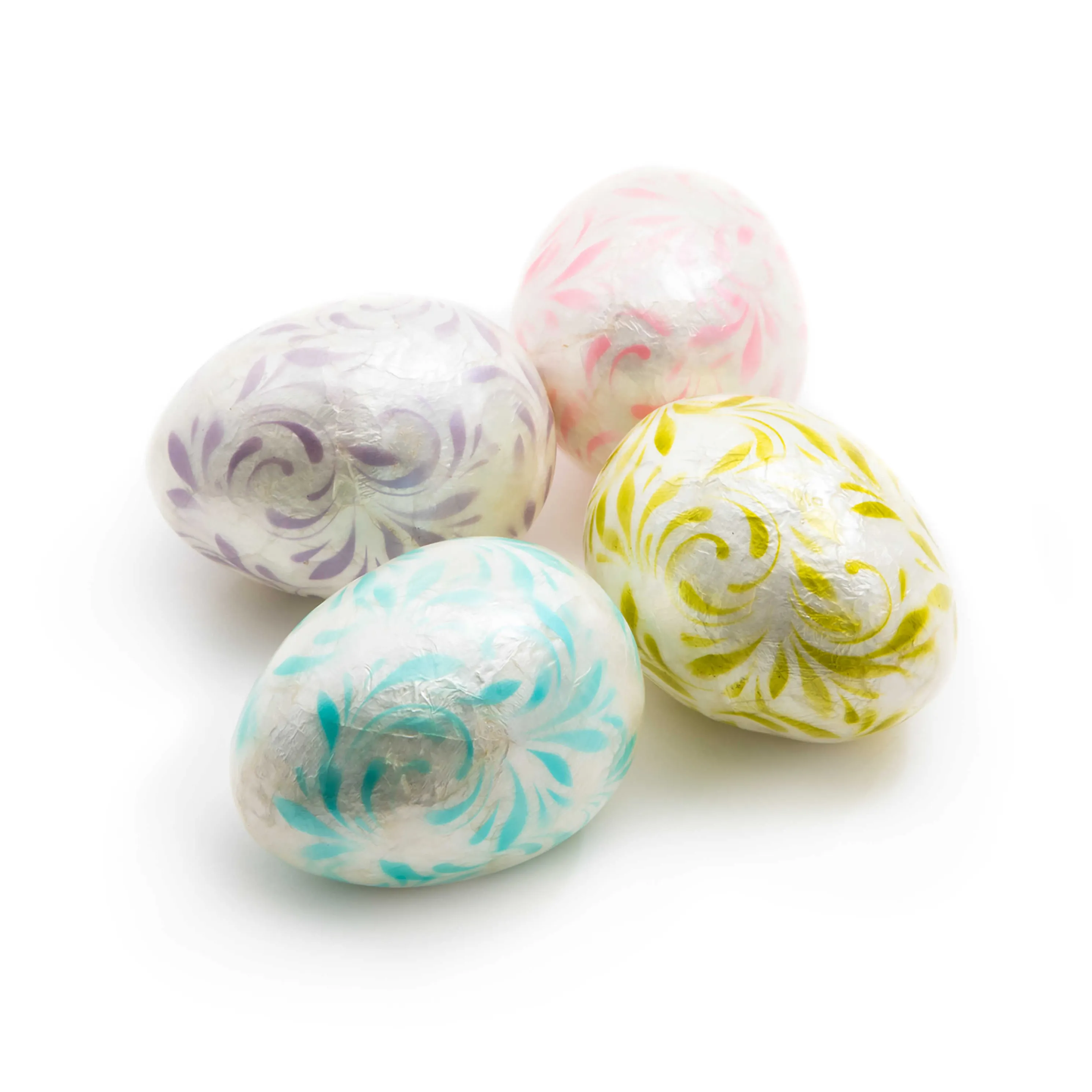 Bunny Hop Scroll Eggs - Set Of 4