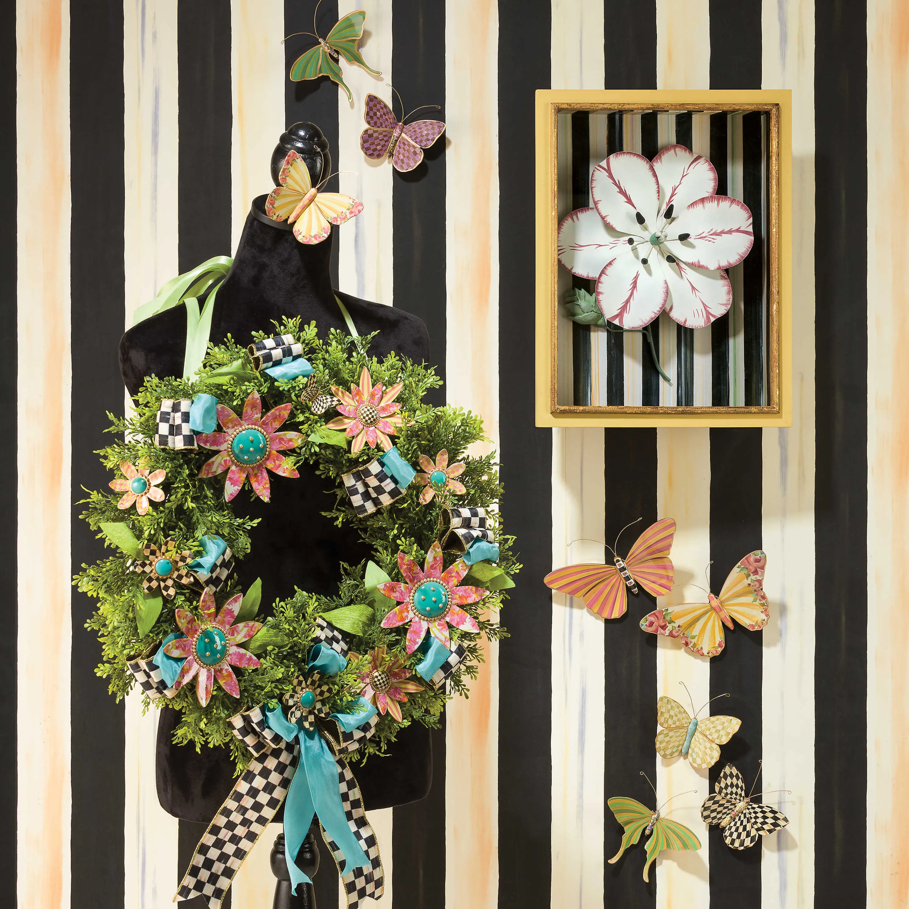 Butterfly Trio Wall Decor - Field