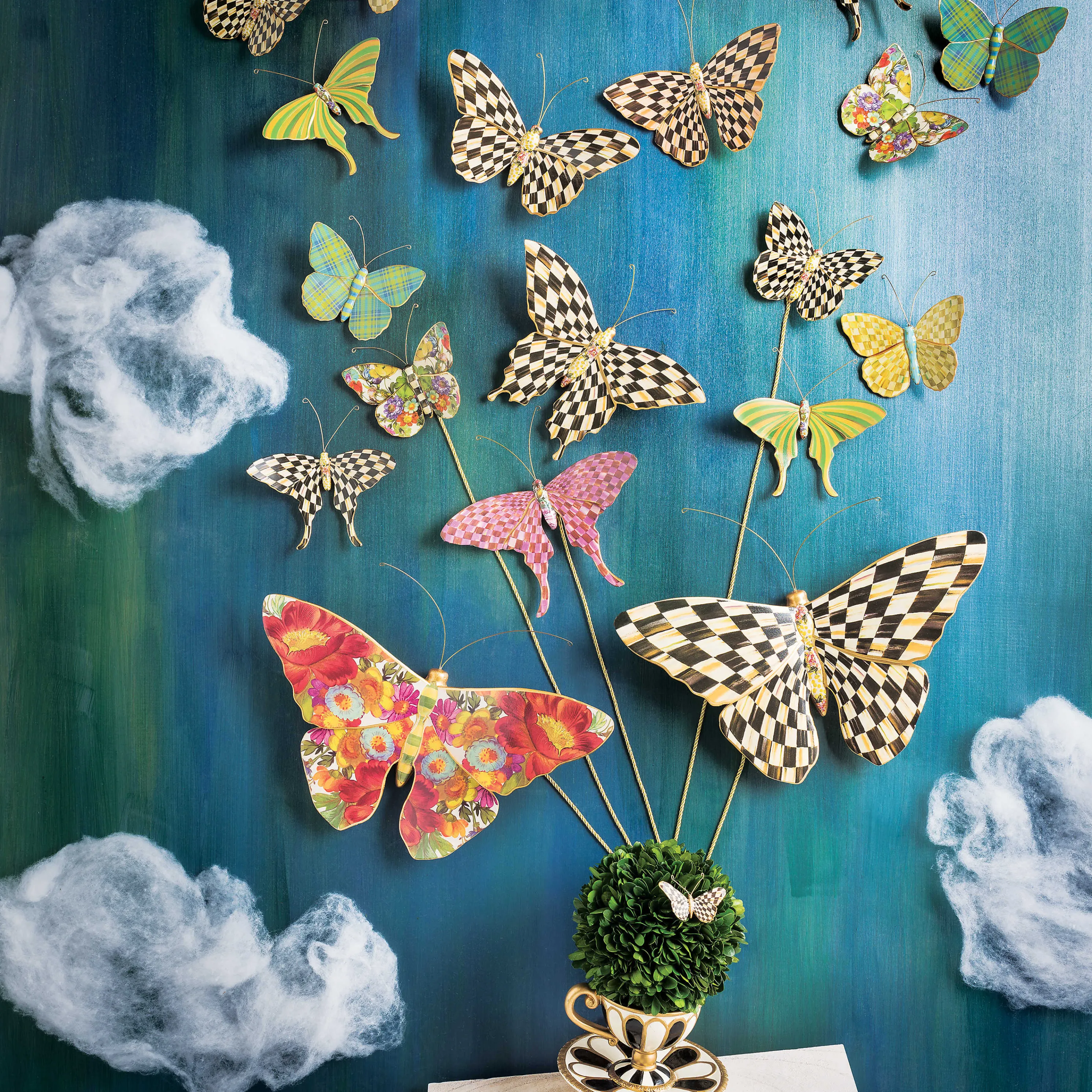 Butterfly Trio Wall Decor - Meadow