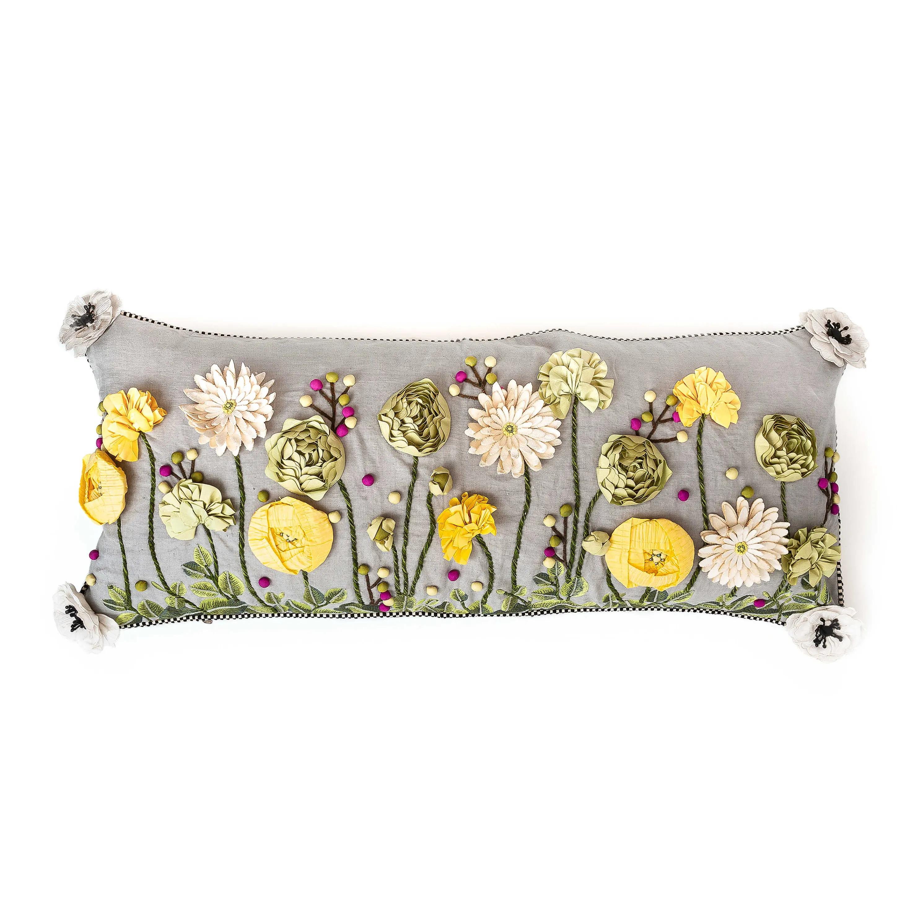 Coming Up Daisies Lumbar Pillow
