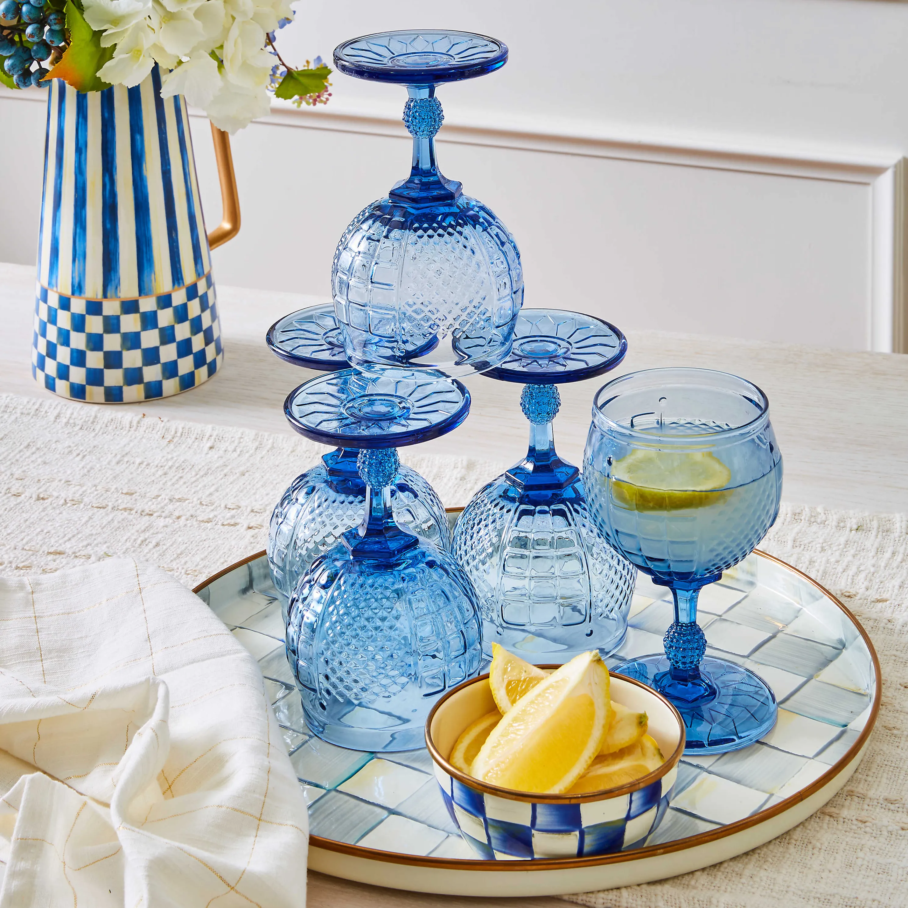 Coquette Goblet - Blue