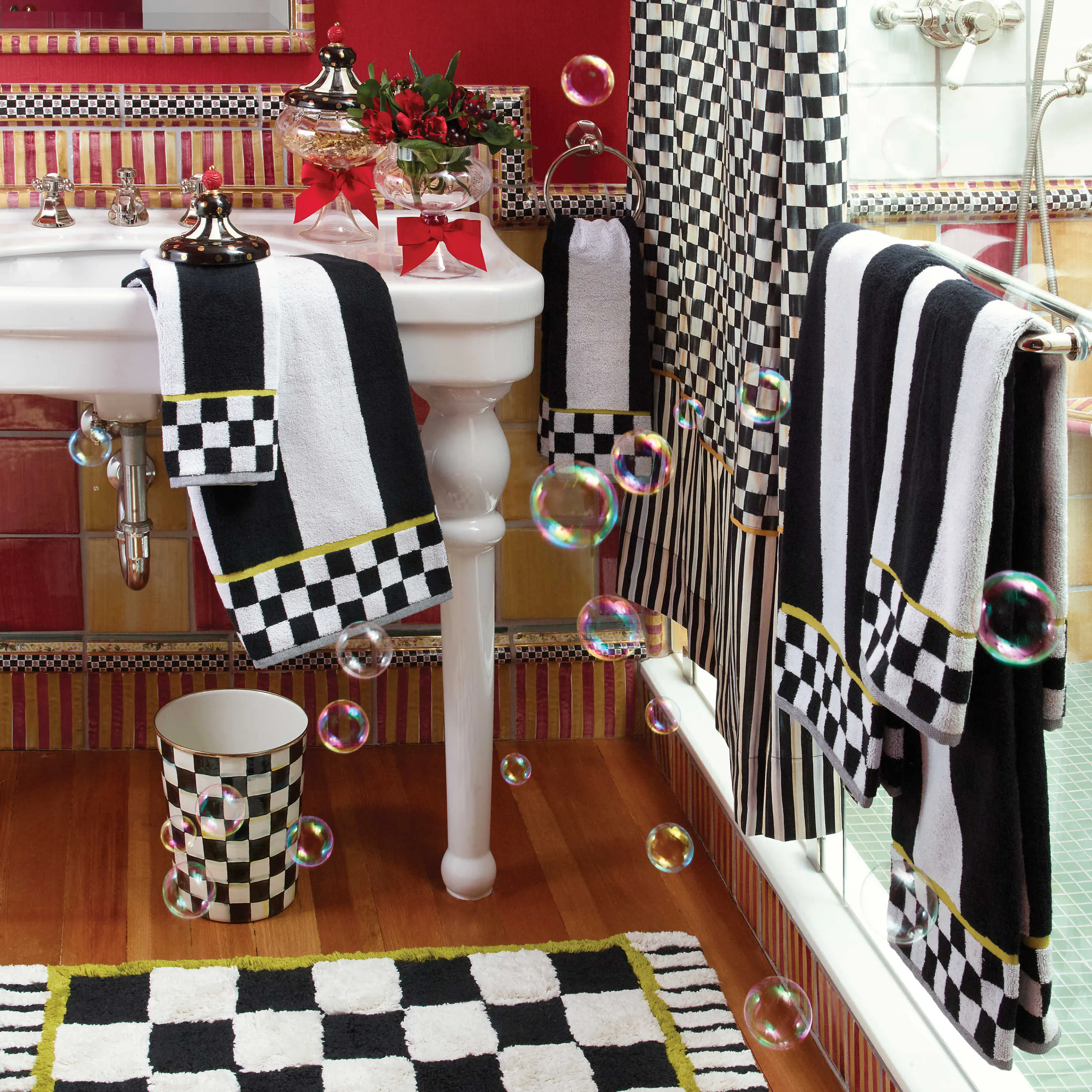 Courtly Check Bath Rug - Standard