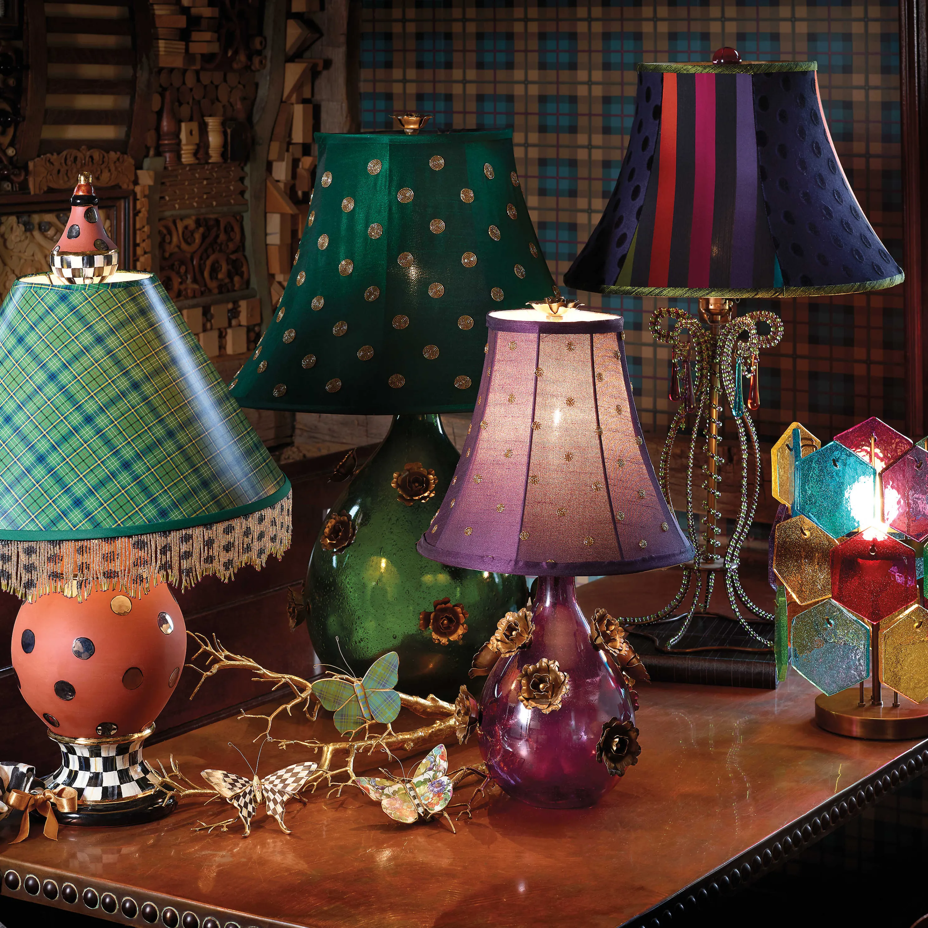 Courtly Check Cord Cover