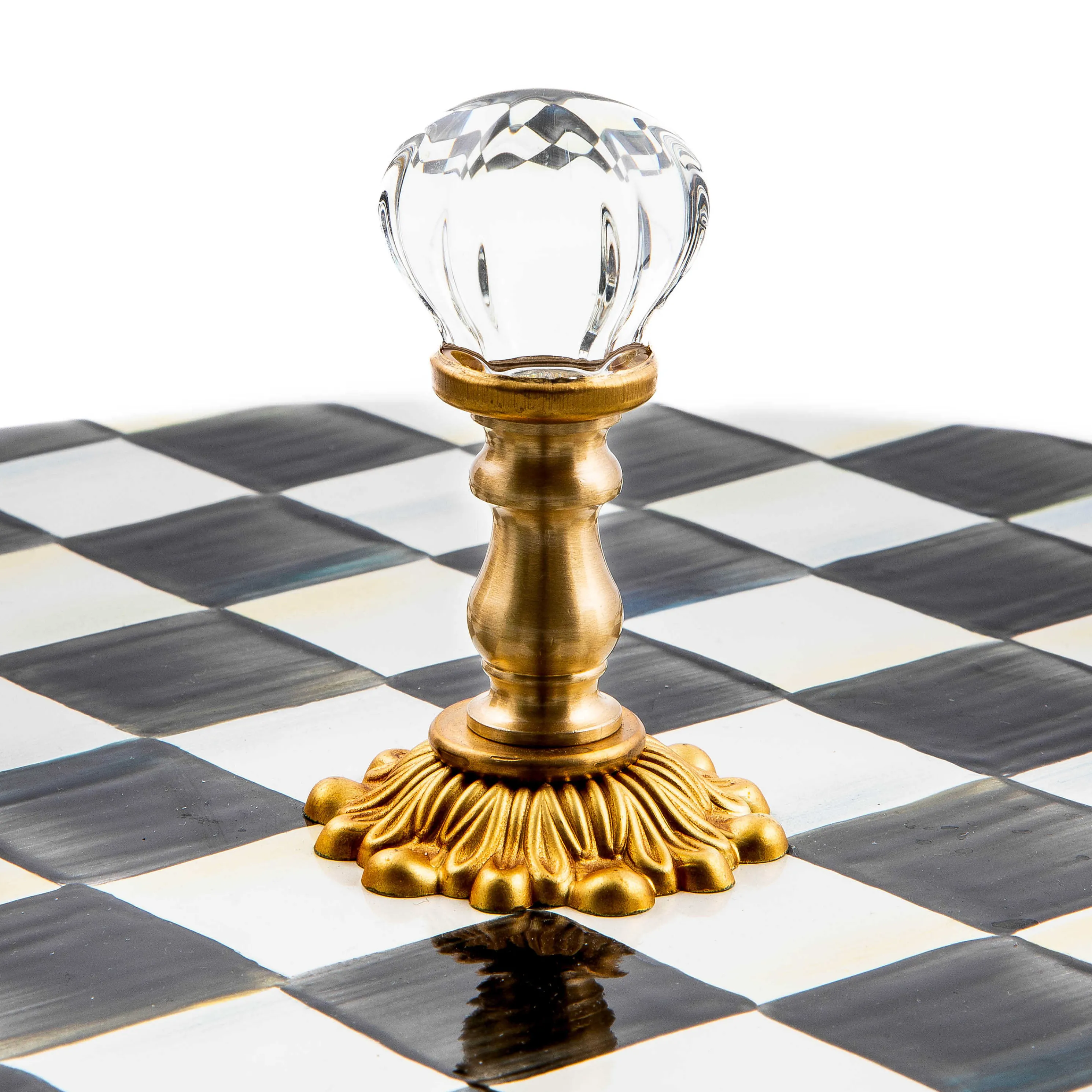 Courtly Check Enamel Cheese Course