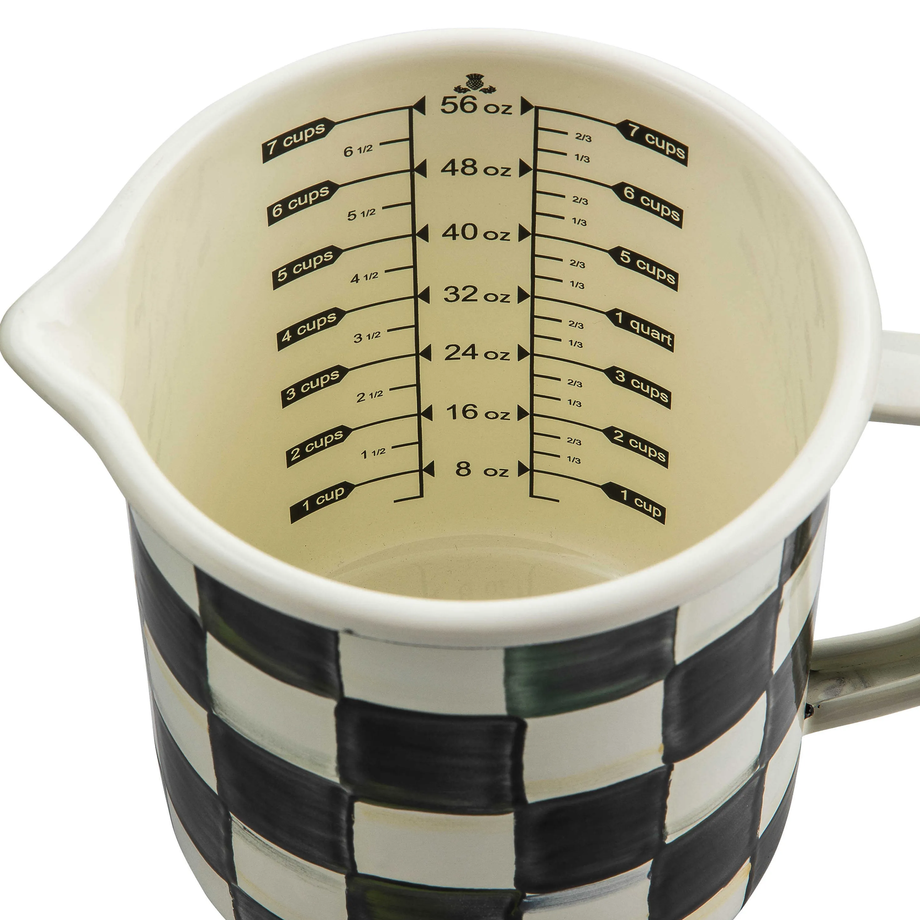 Courtly Check Enamel 7 Cup Measuring Cup