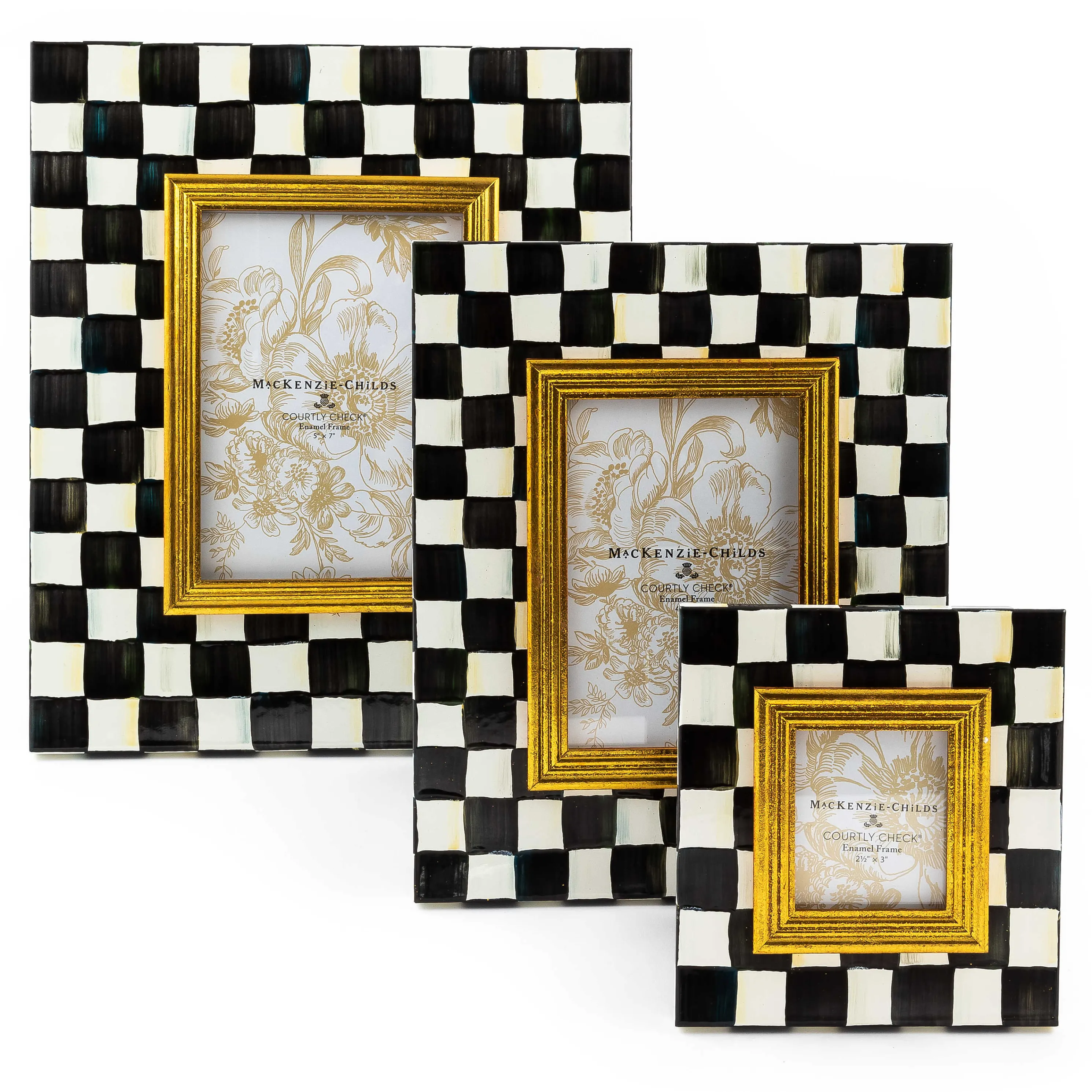 Courtly Check Enamel Frame - 4
