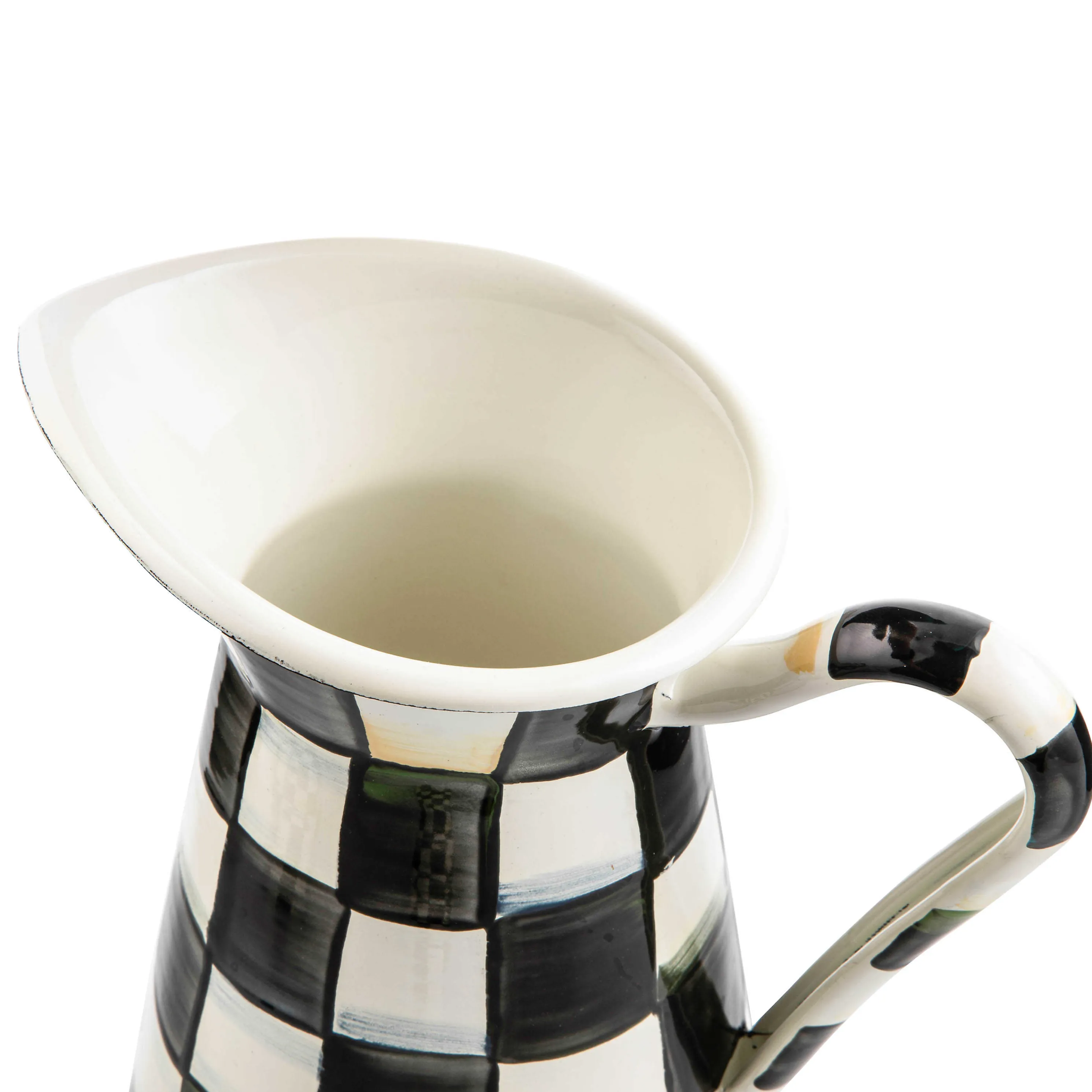Courtly Check Enamel Practical Pitcher - Medium