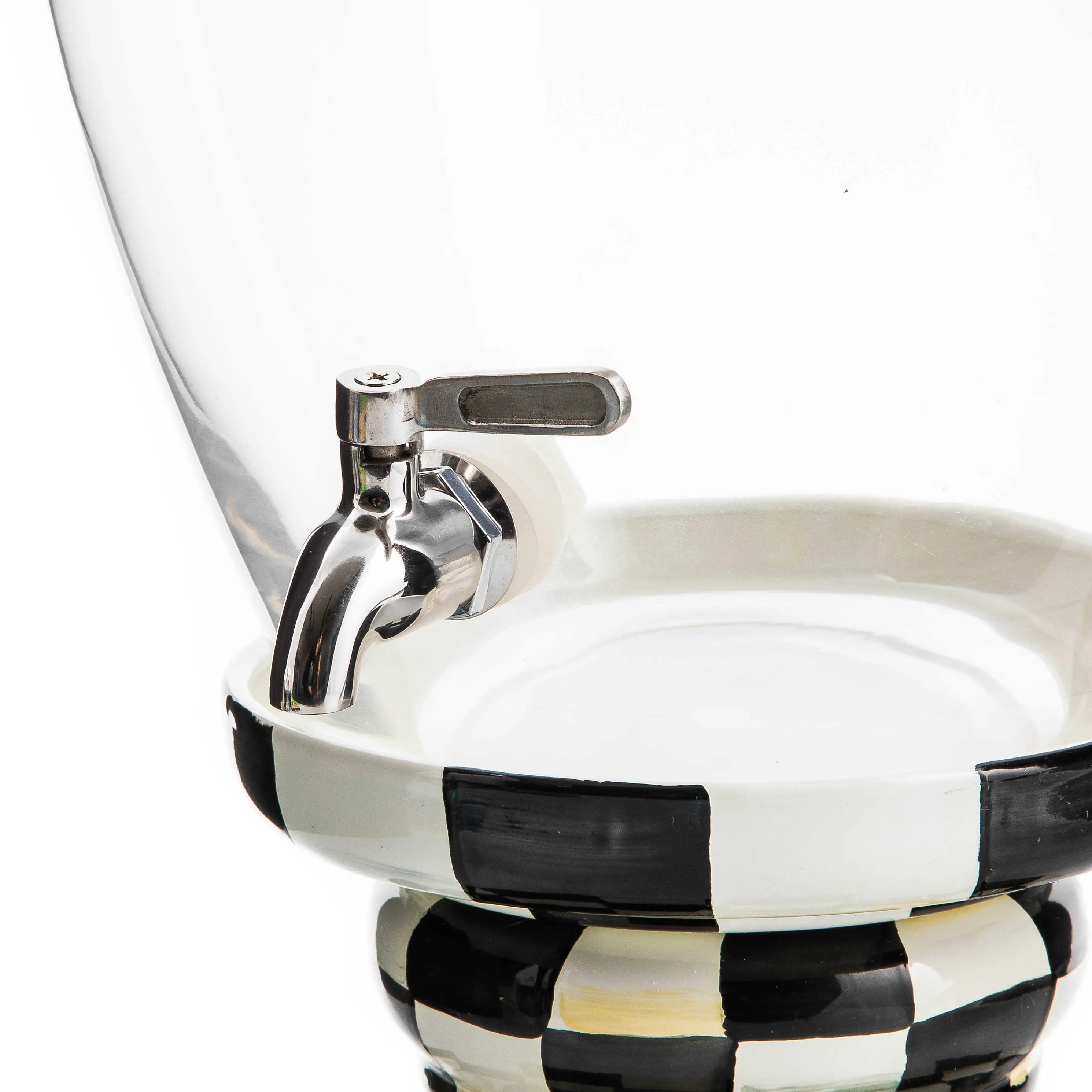 Courtly Check Enamel Beverage Hostess