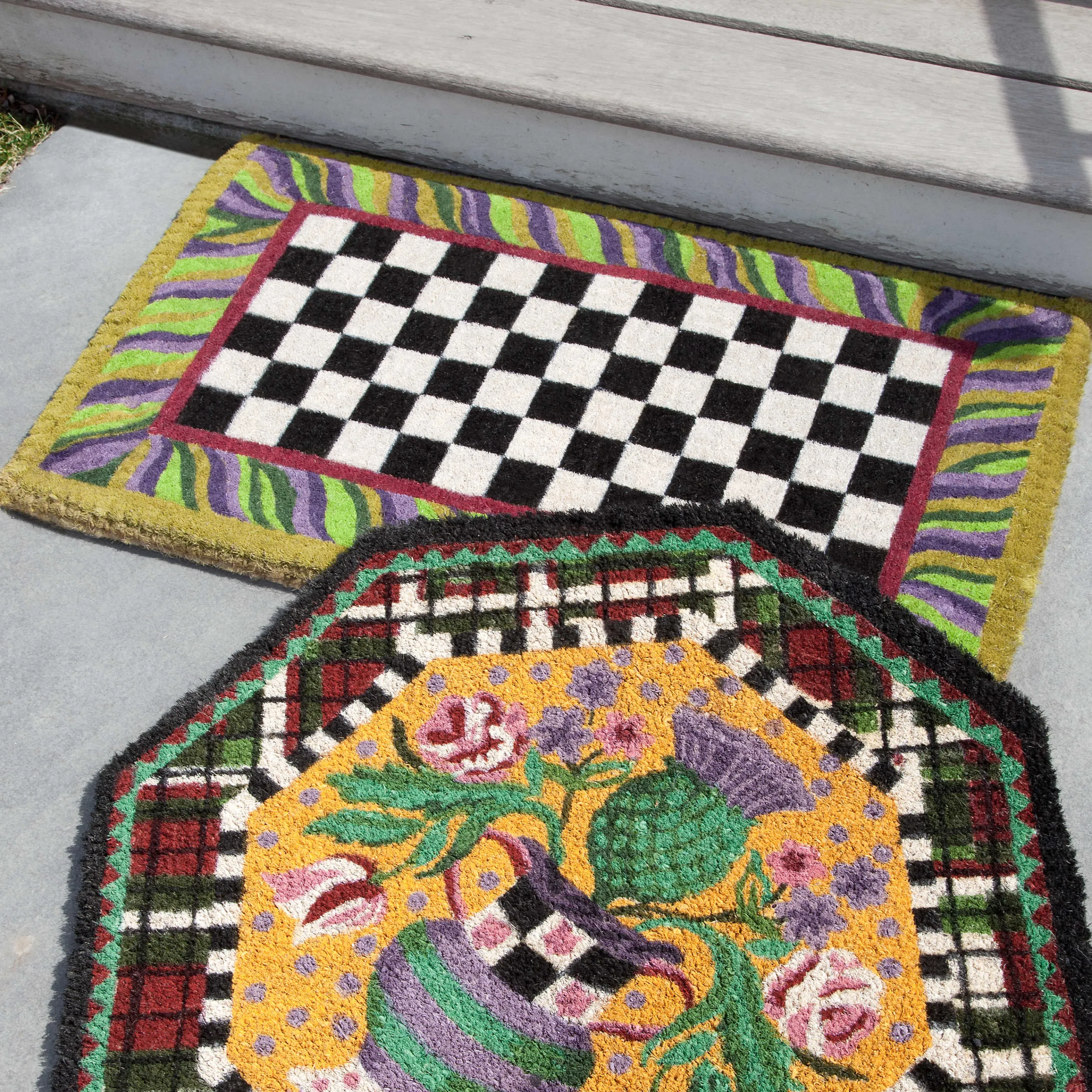 Courtly Check Entrance Mat