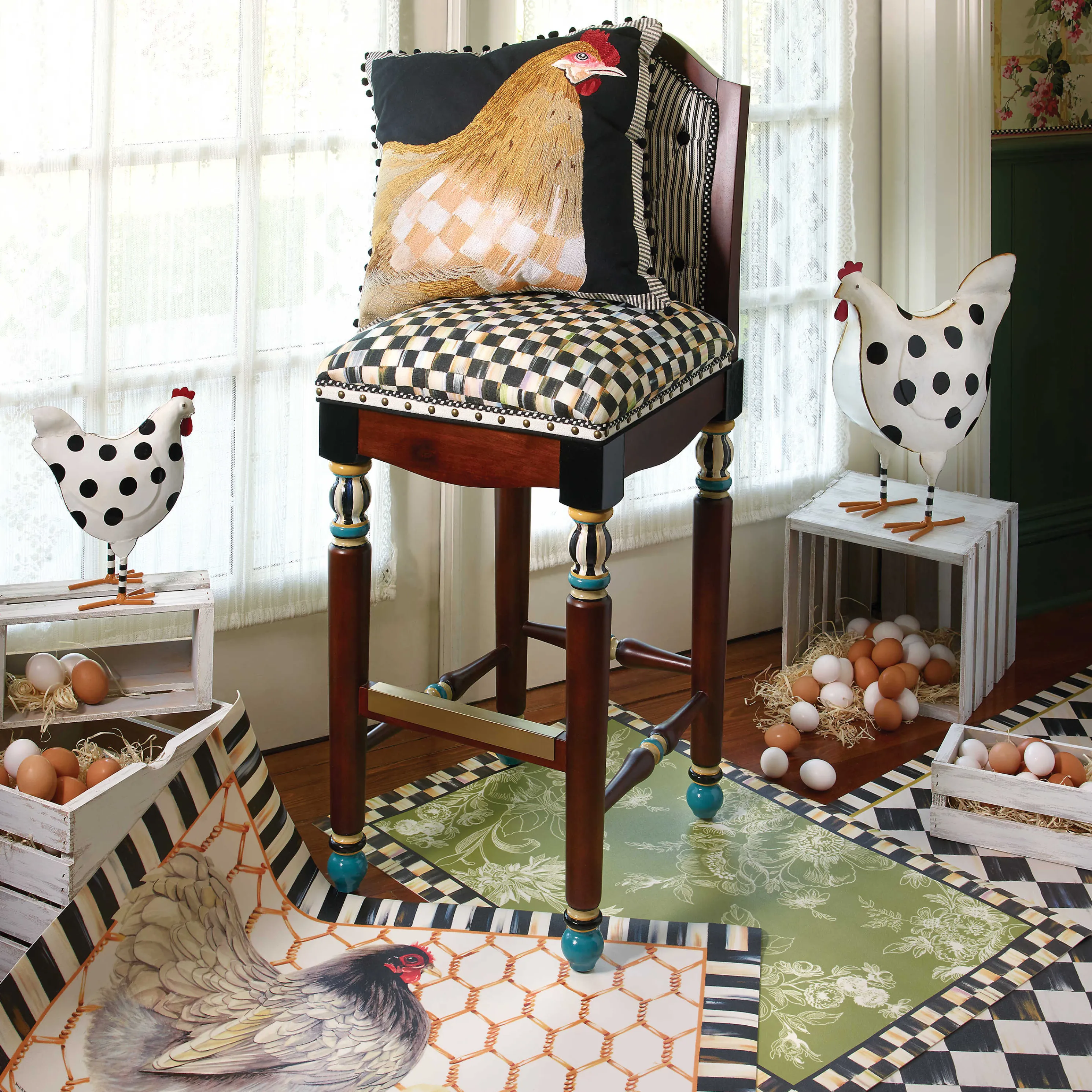 Courtly Check Floor Mat - 2'6