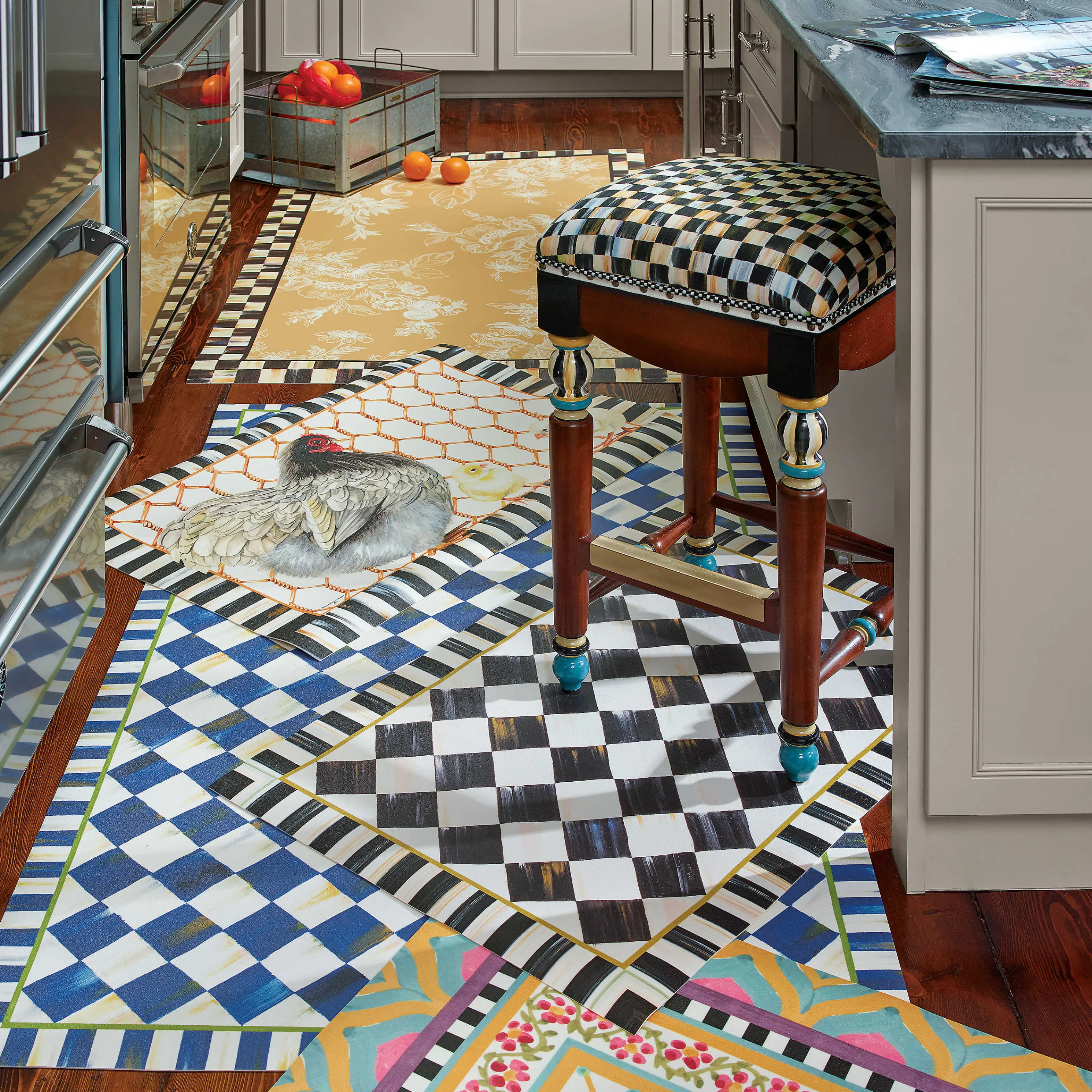 Courtly Check Floor Mat - 2'6