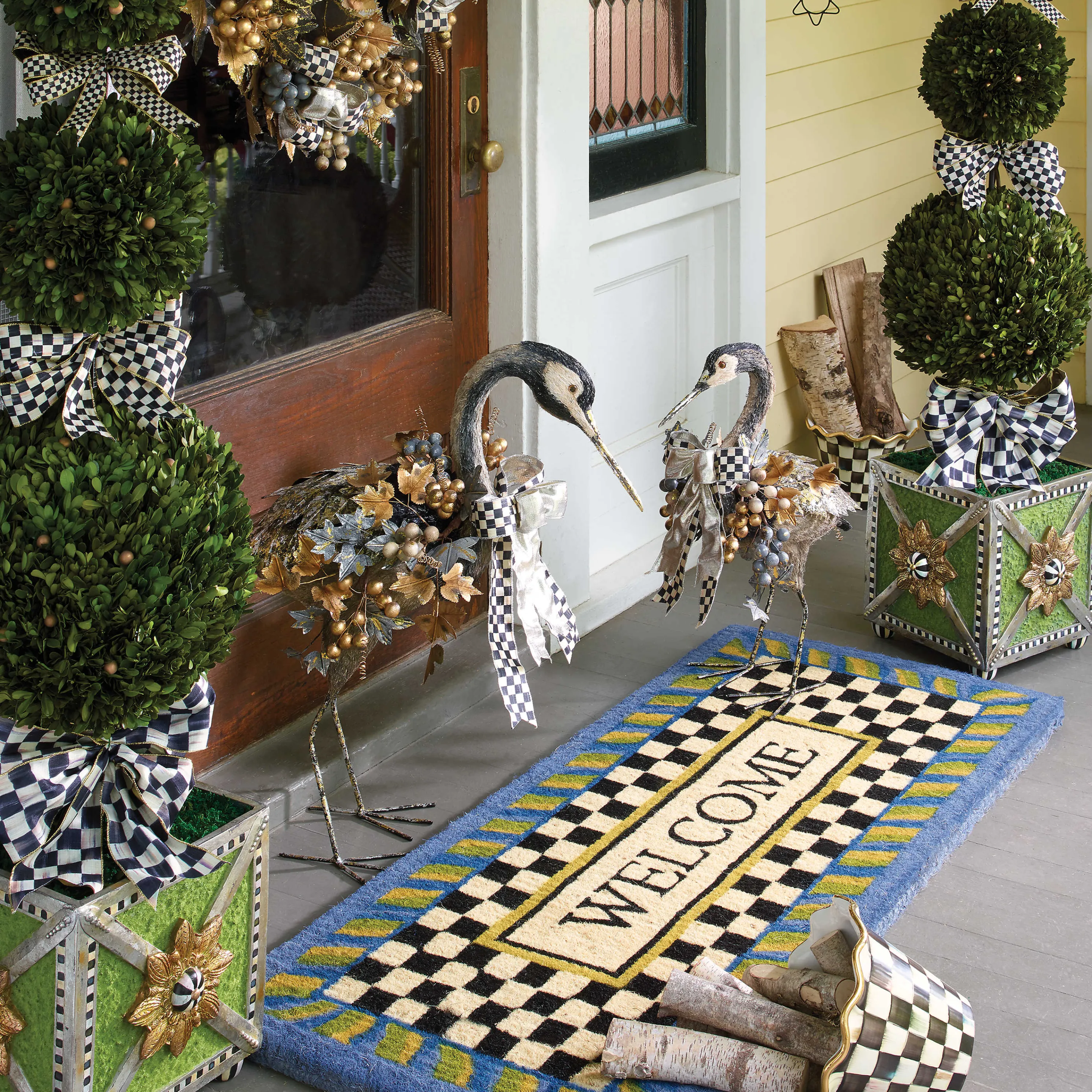 Courtly Check Garden Pot - 8