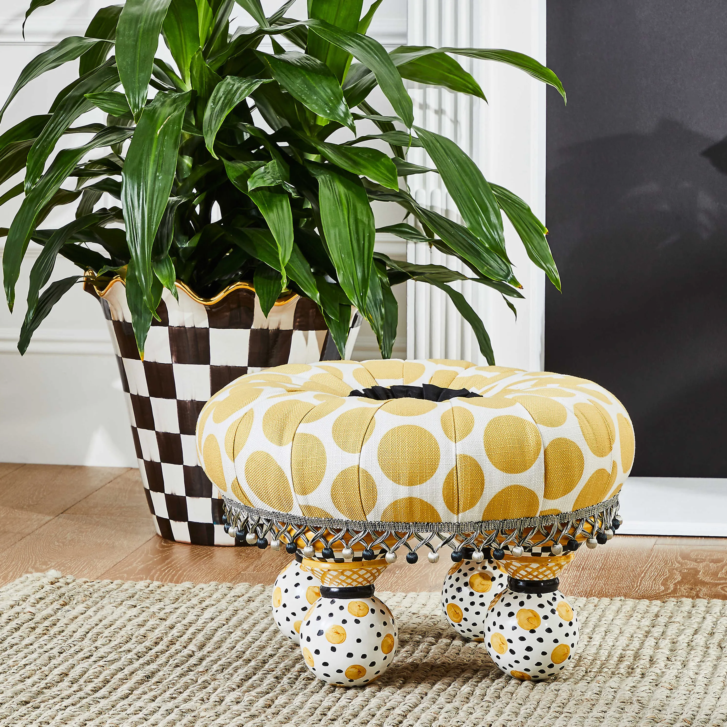 Courtly Check Jumbo Garden Pot