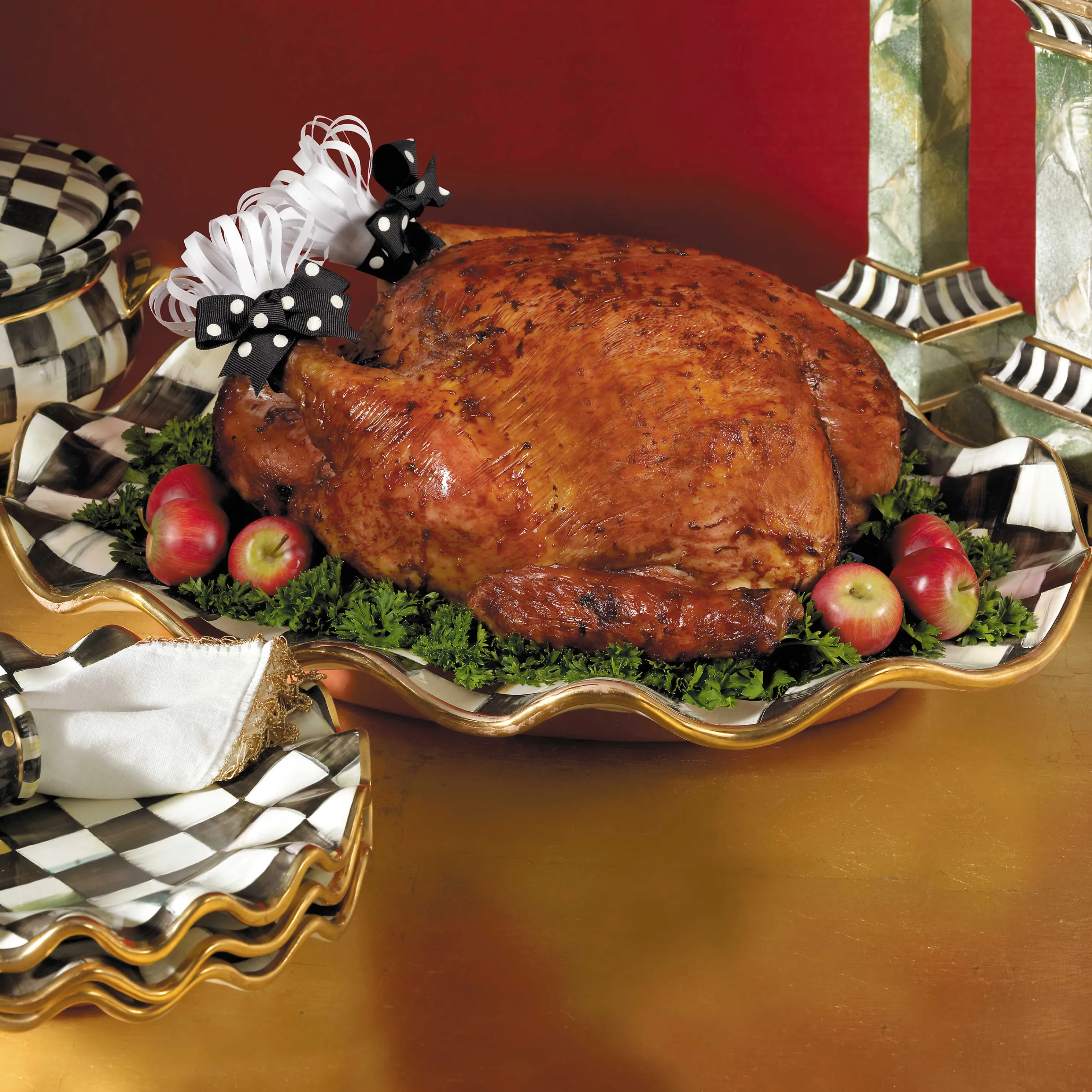 Courtly Check Large Serving Platter