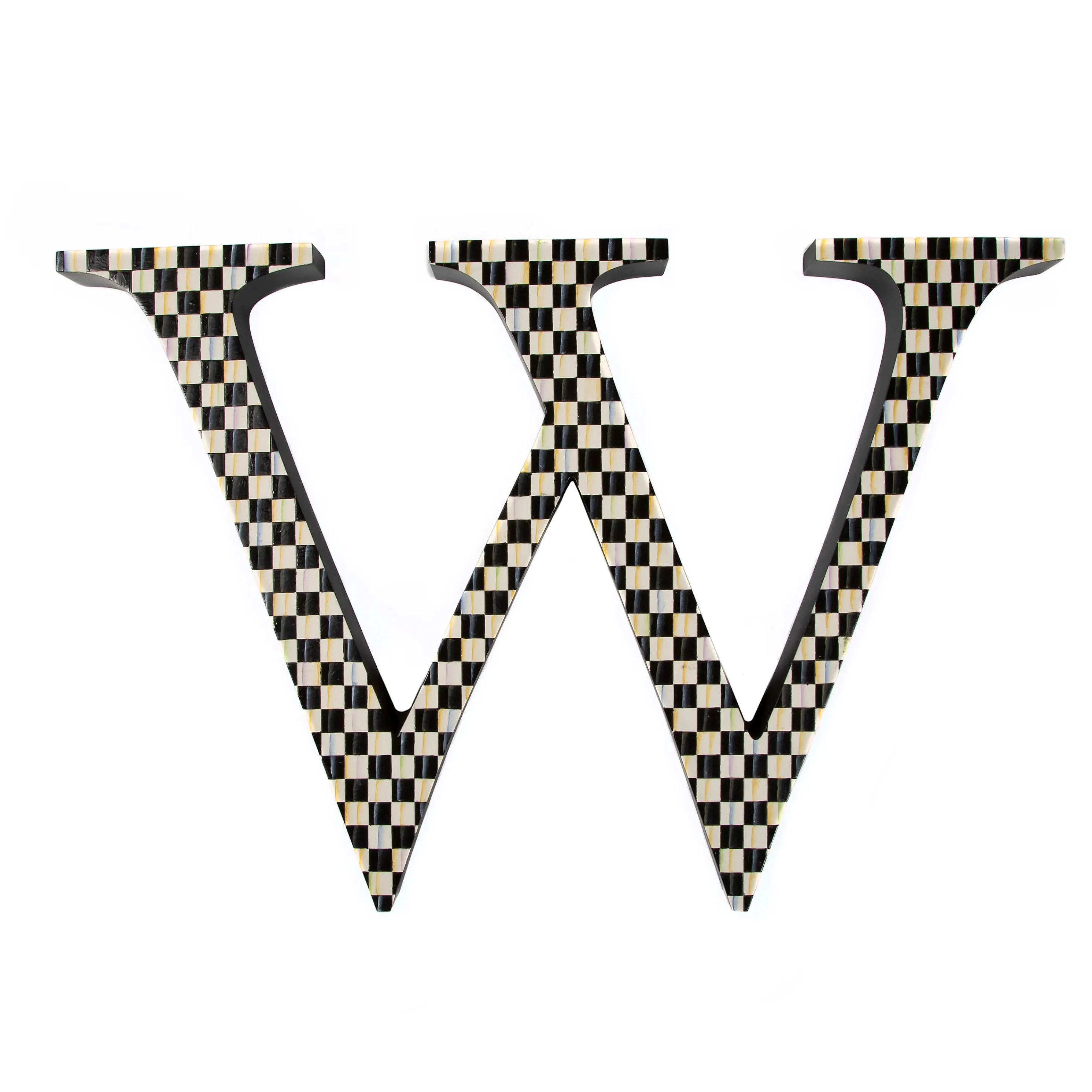 Courtly Check Letter - W