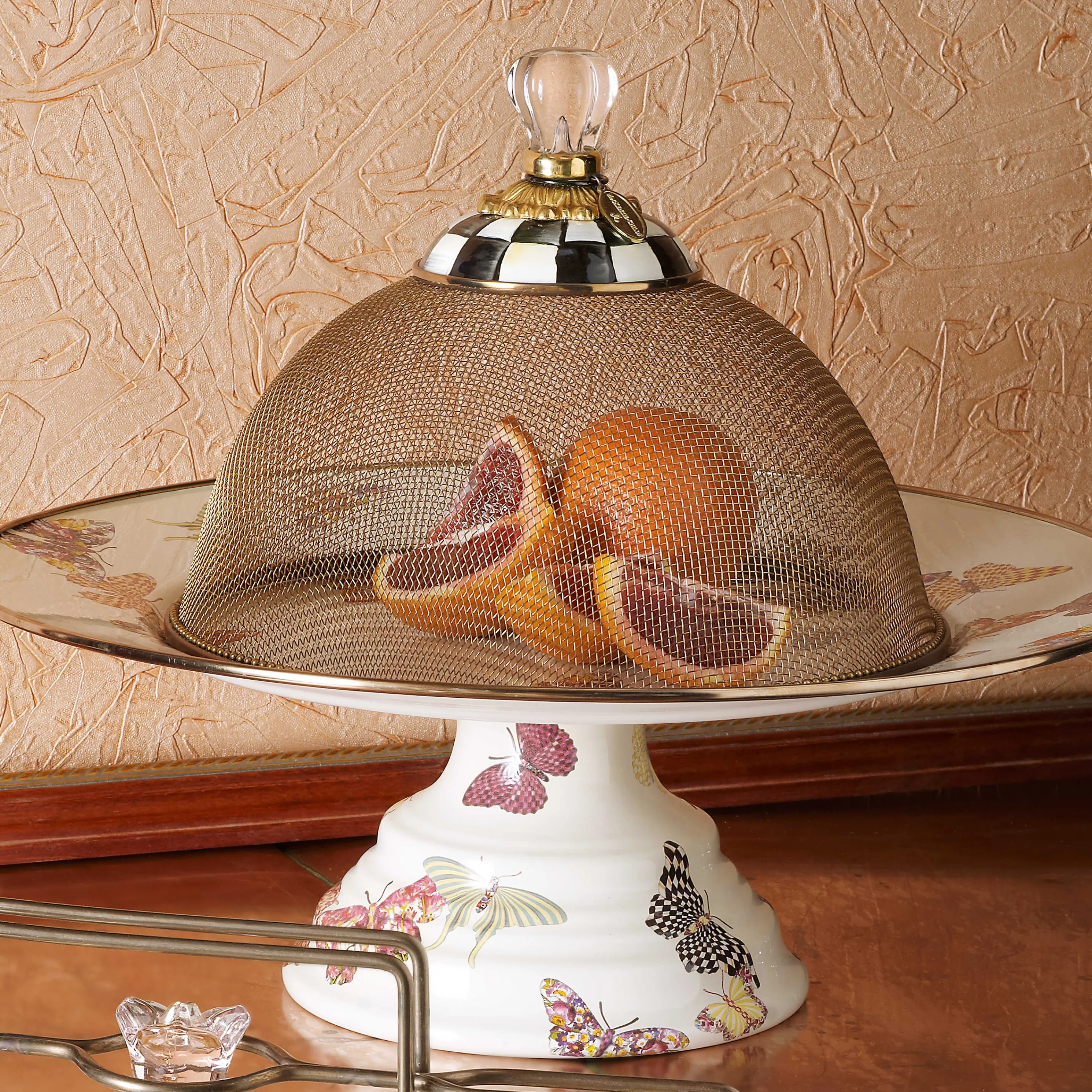 Courtly Check Mesh Dome - Small