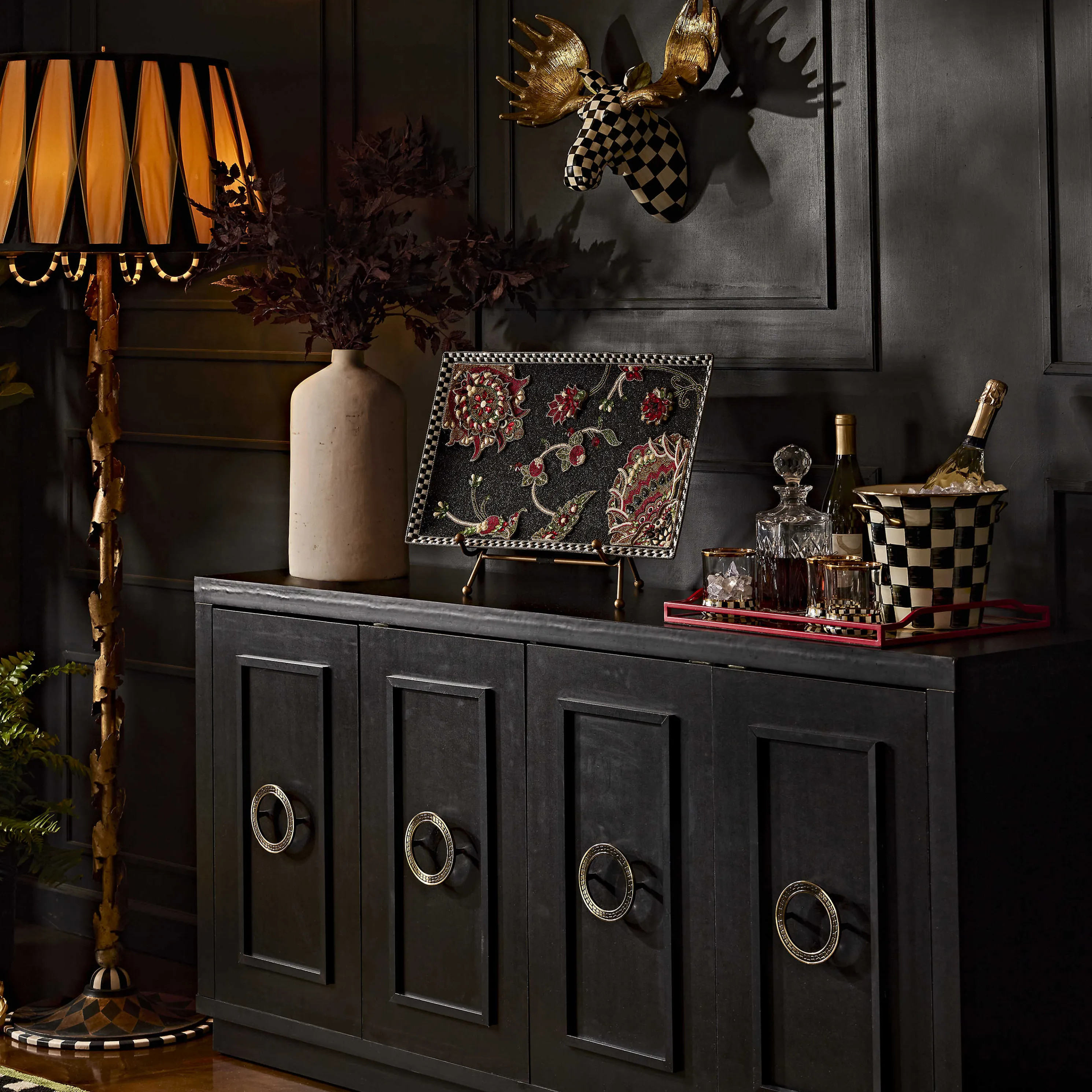 Courtly Check Small Moose