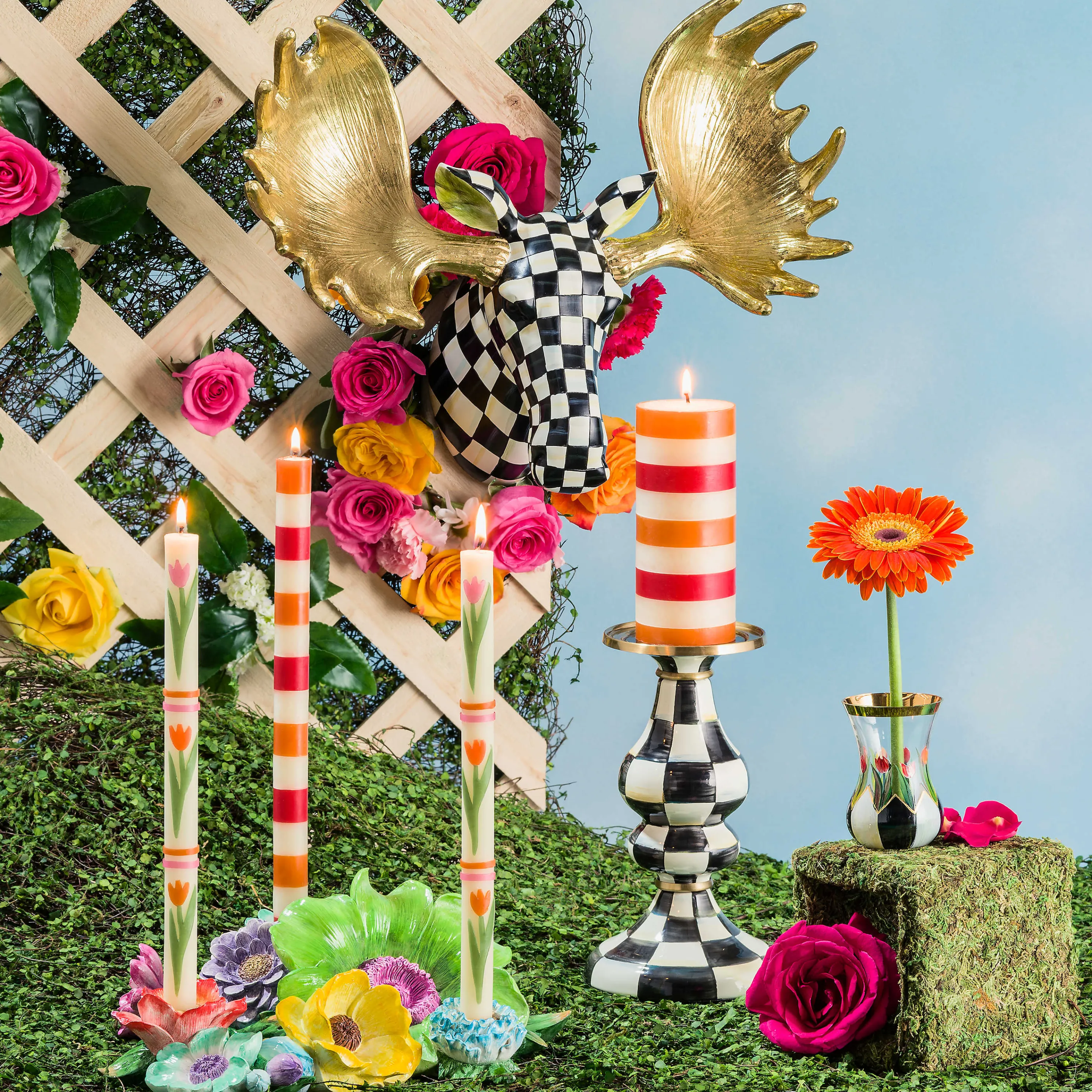 Courtly Check Small Moose