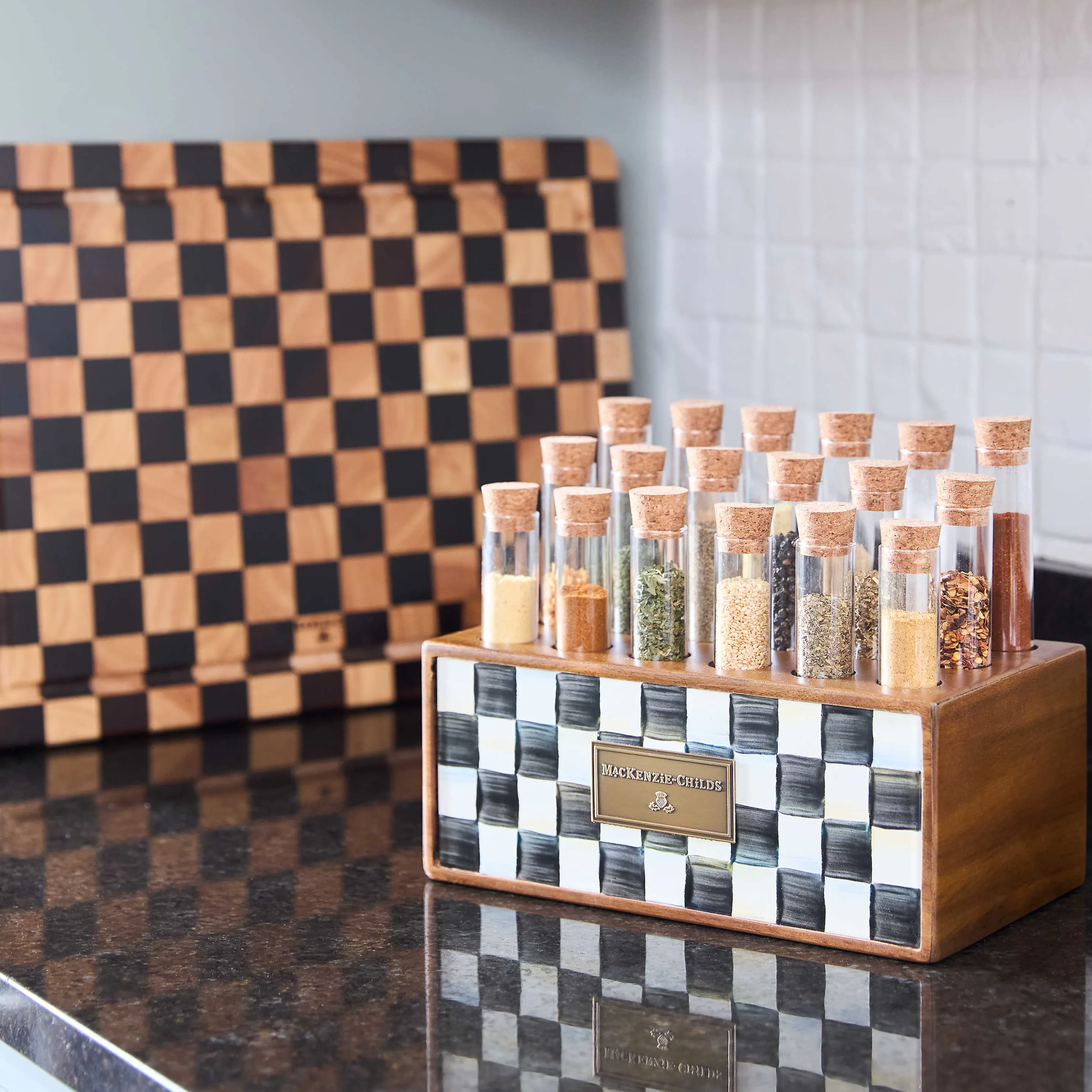 Courtly Check Spice Rack