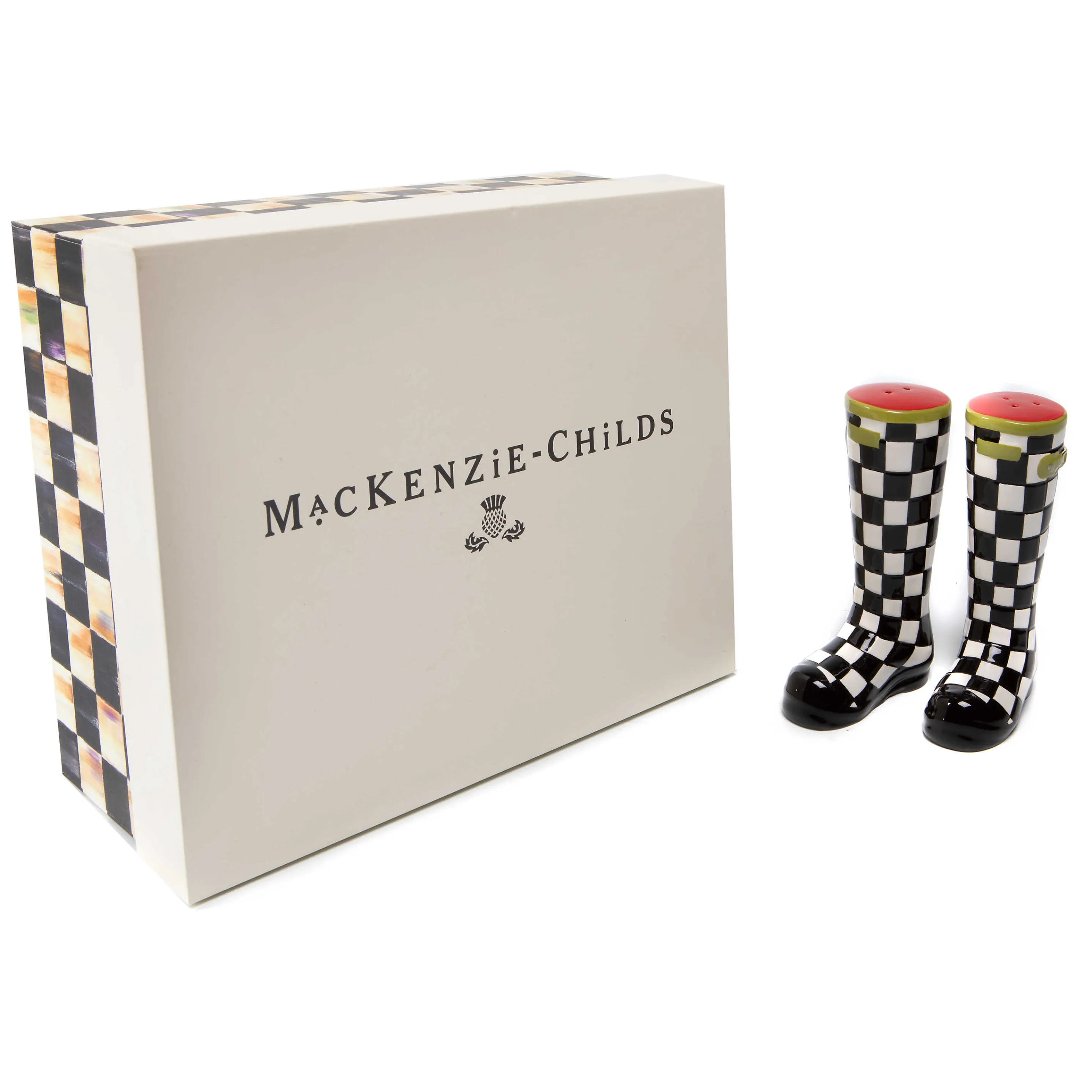 Courtly Check Wellies Salt & Pepper Set