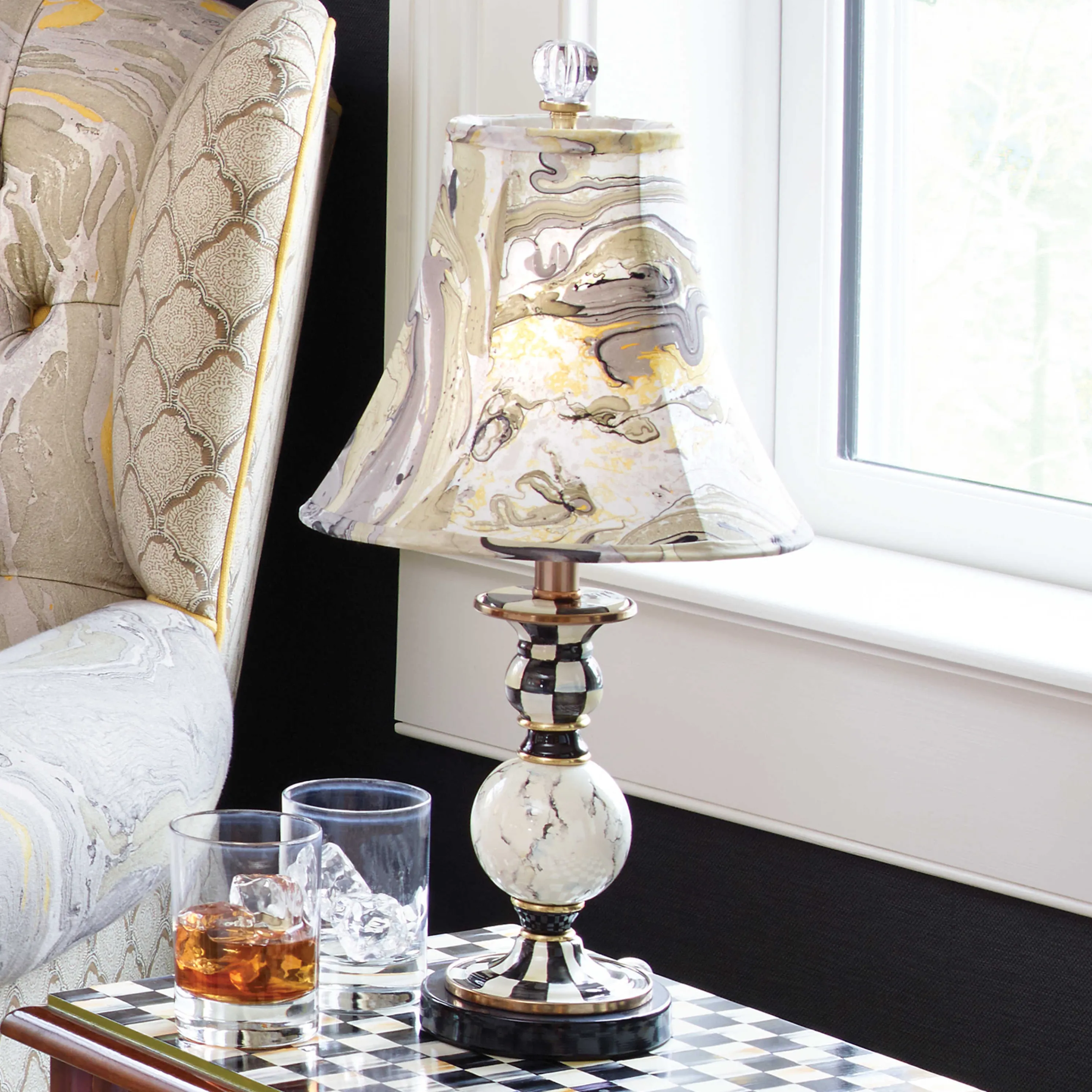 Courtly Palazzo Candlestick Lamp