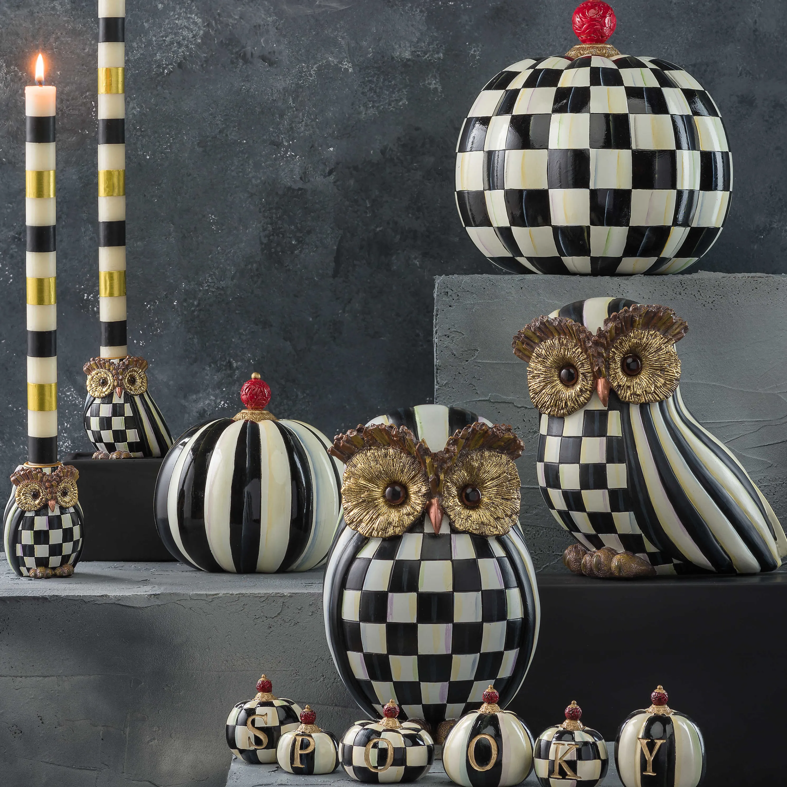 Courtly Stripe Owl