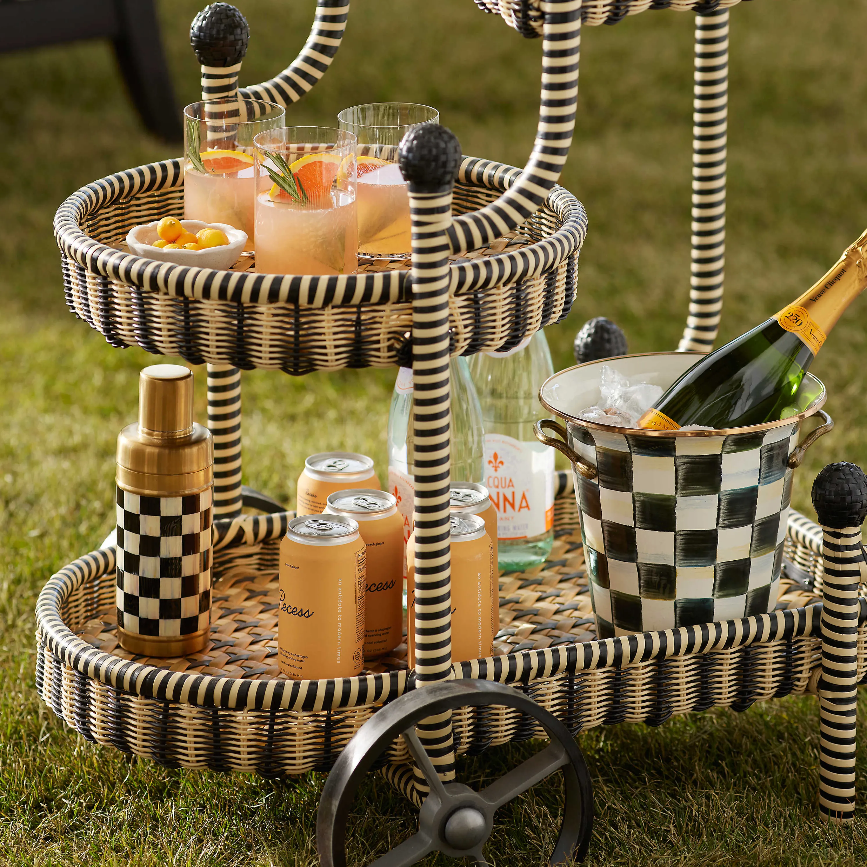 Courtyard Bar Cart