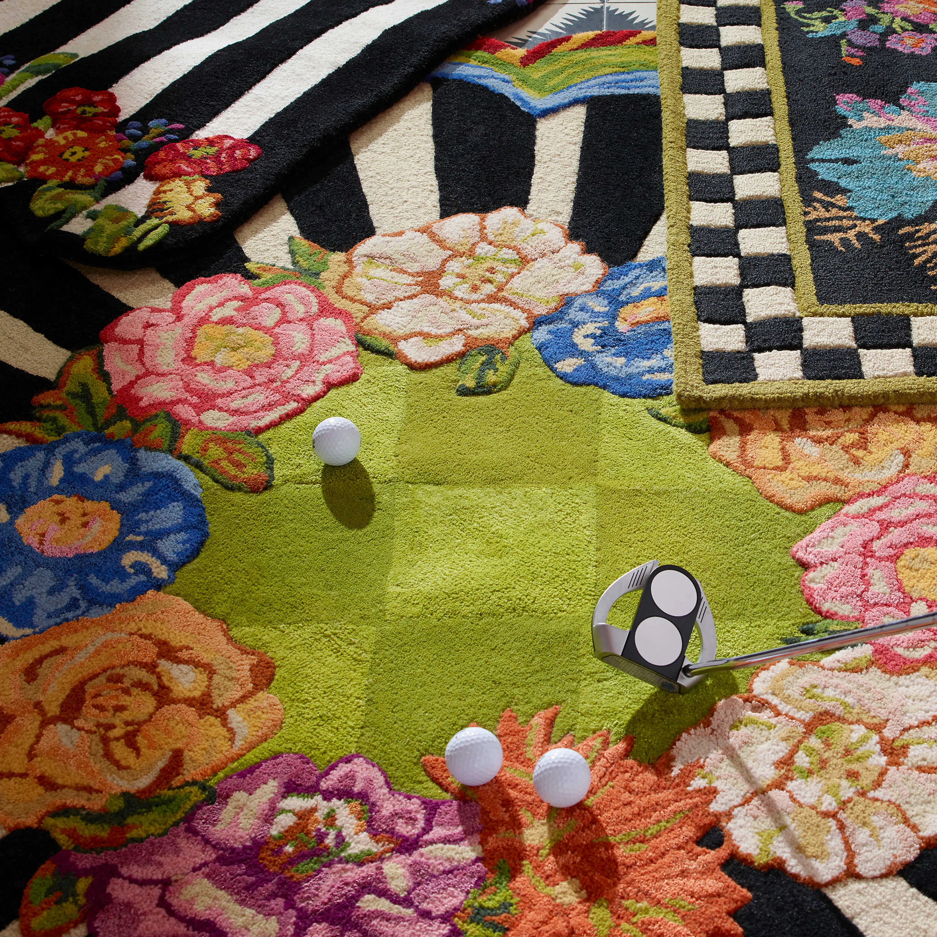Cutting Garden Rug - 6' Round