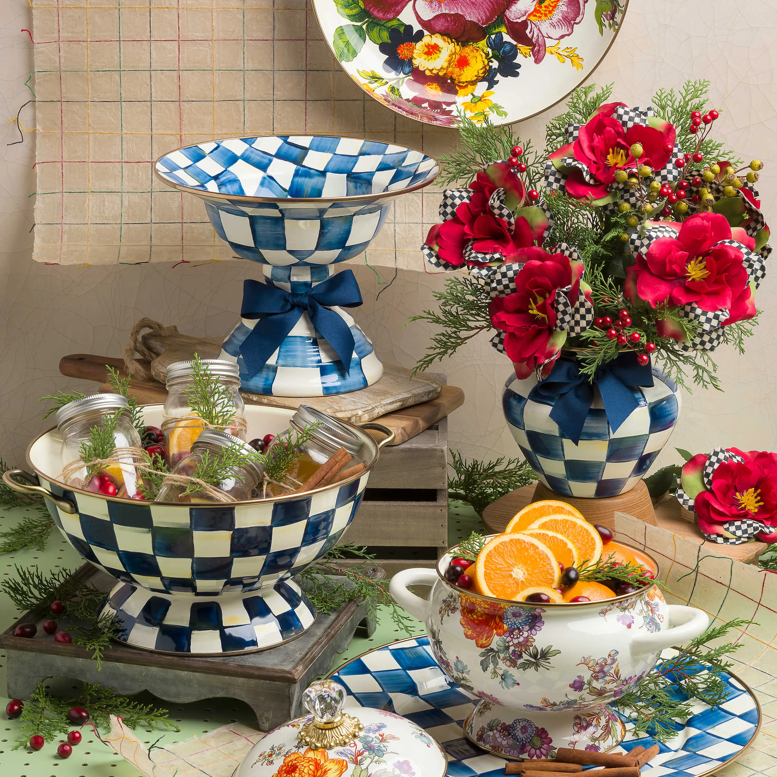 Flower Market Abundant Bowl - White