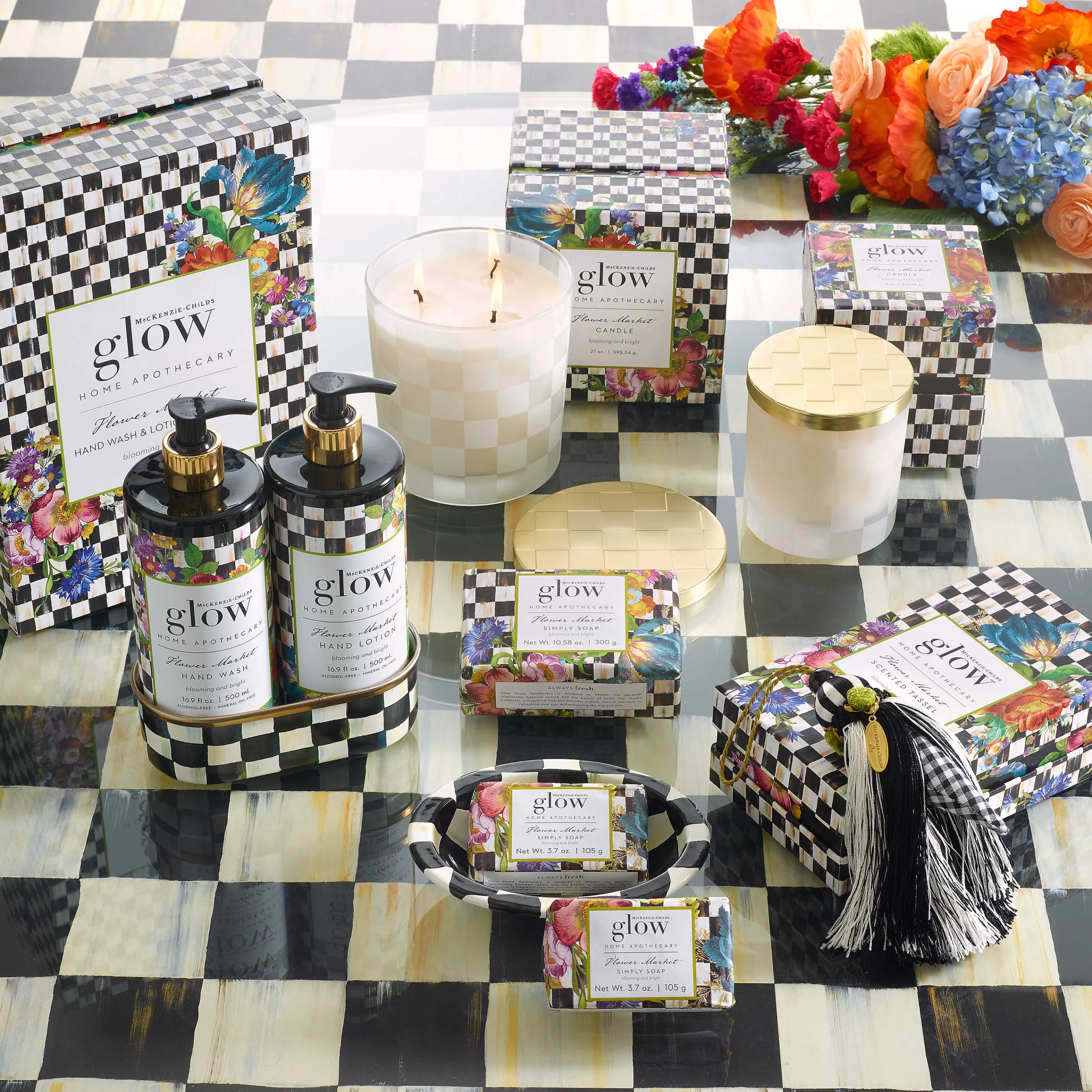 Flower Market Candle - 8 Oz.