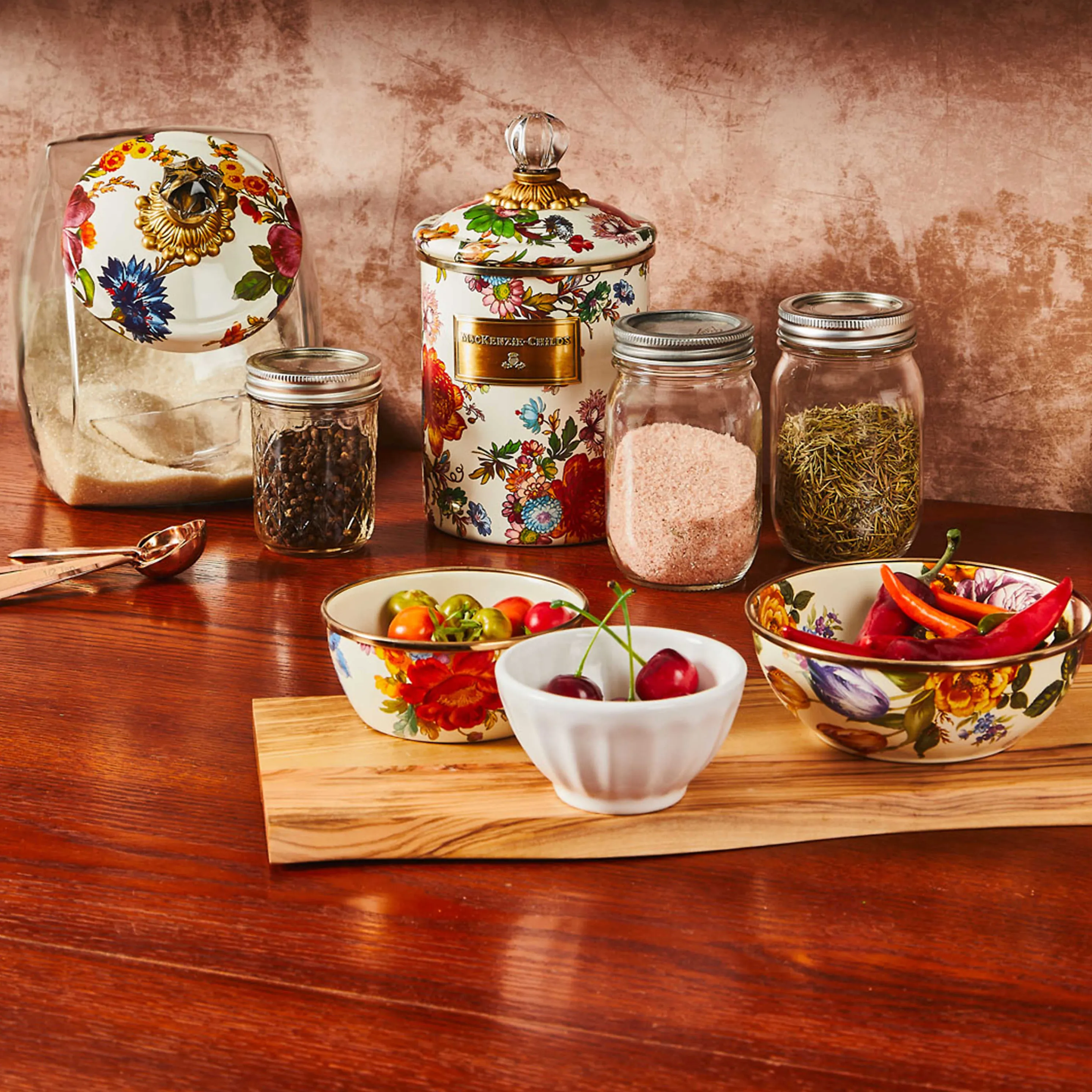 Flower Market Everyday Bowl - White