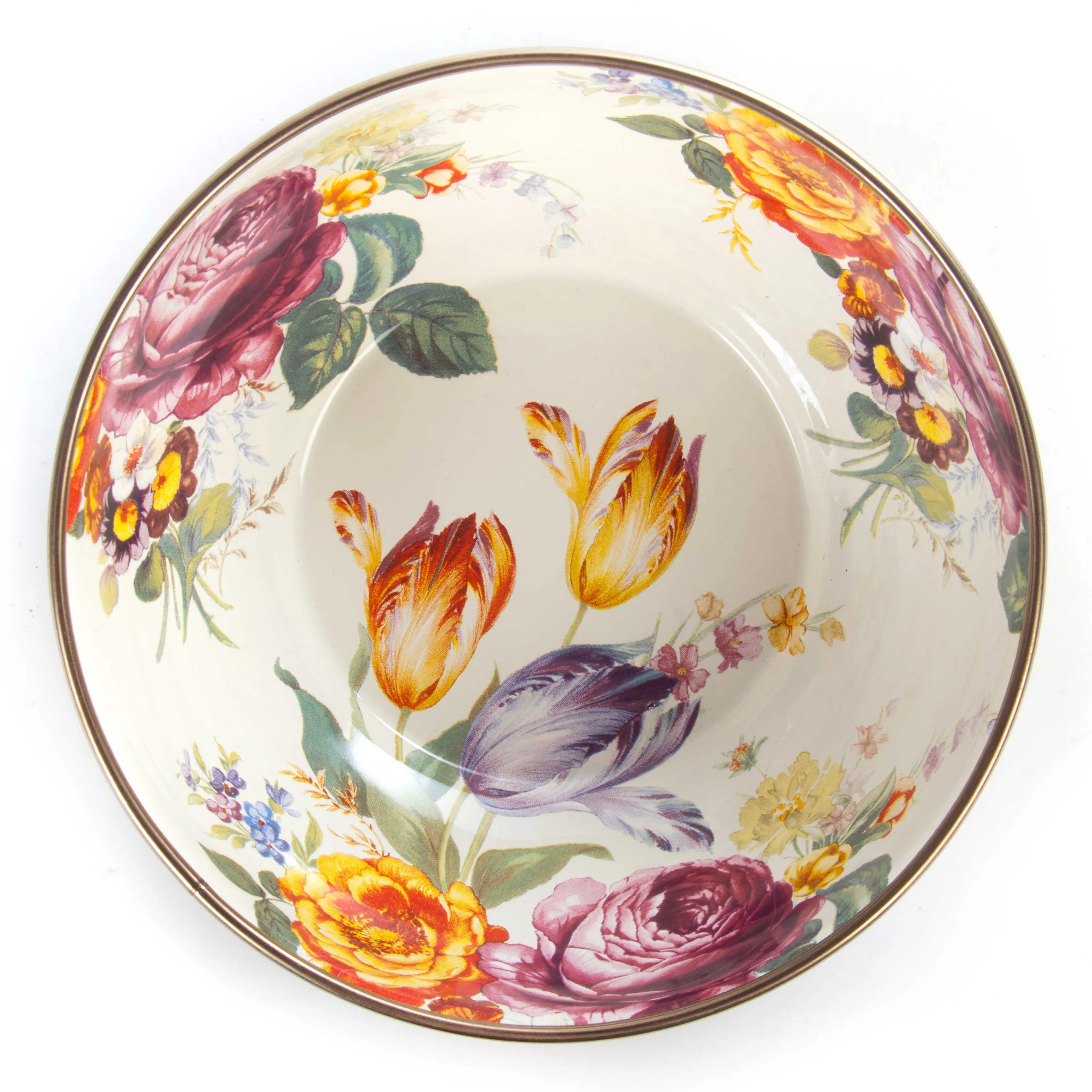 Flower Market Everyday Bowl - White