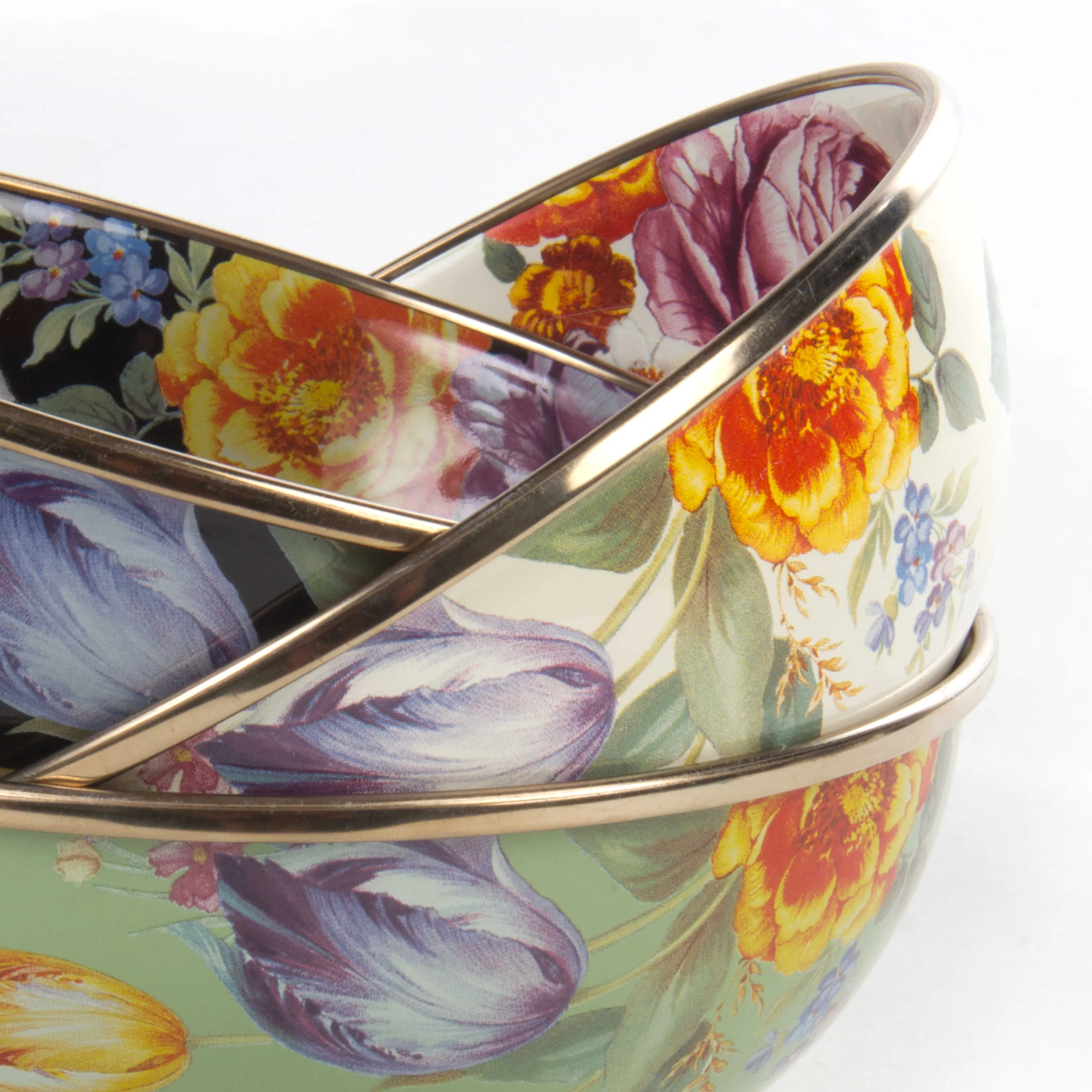 Flower Market Everyday Bowl - White