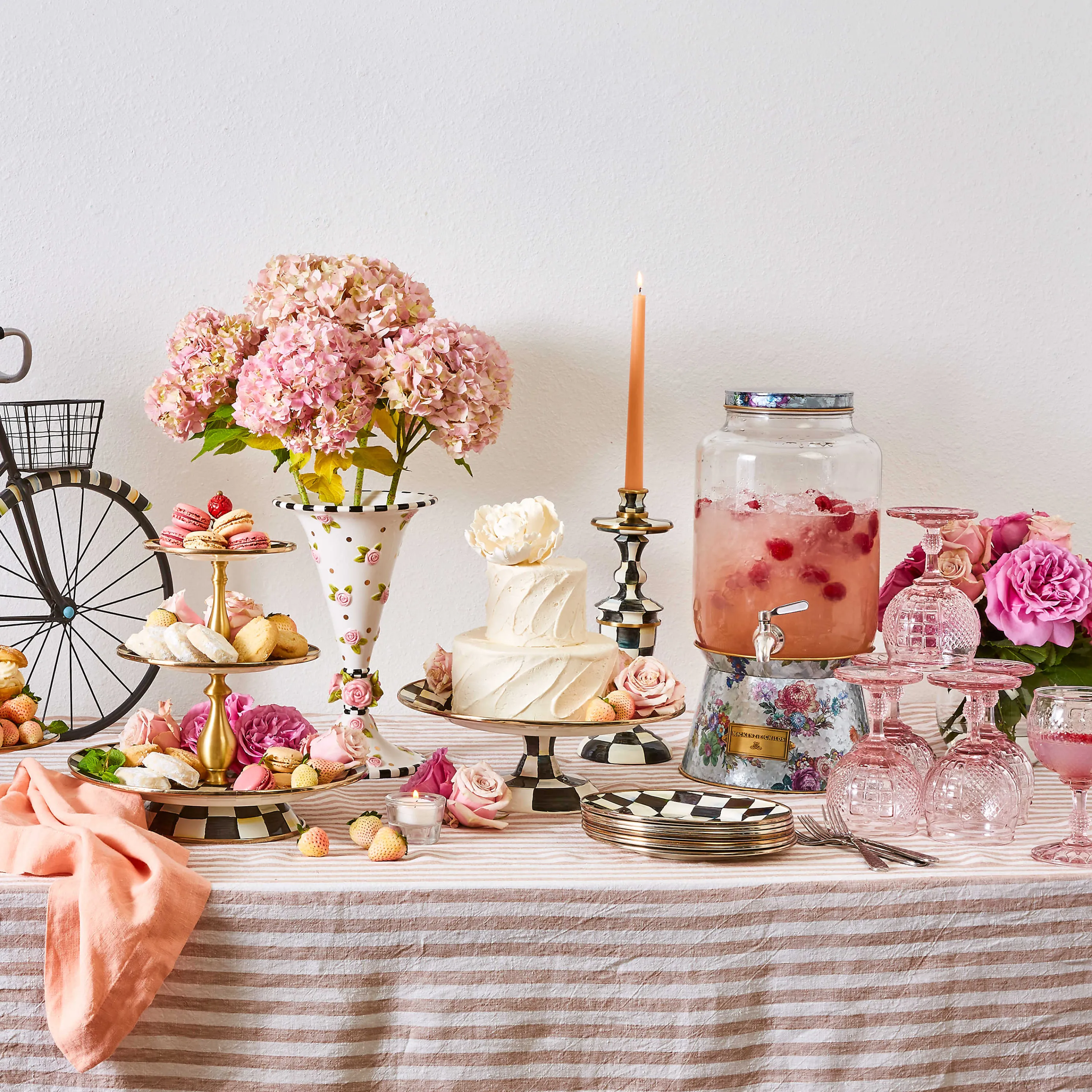 Flower Market Galvanized Beverage Dispenser