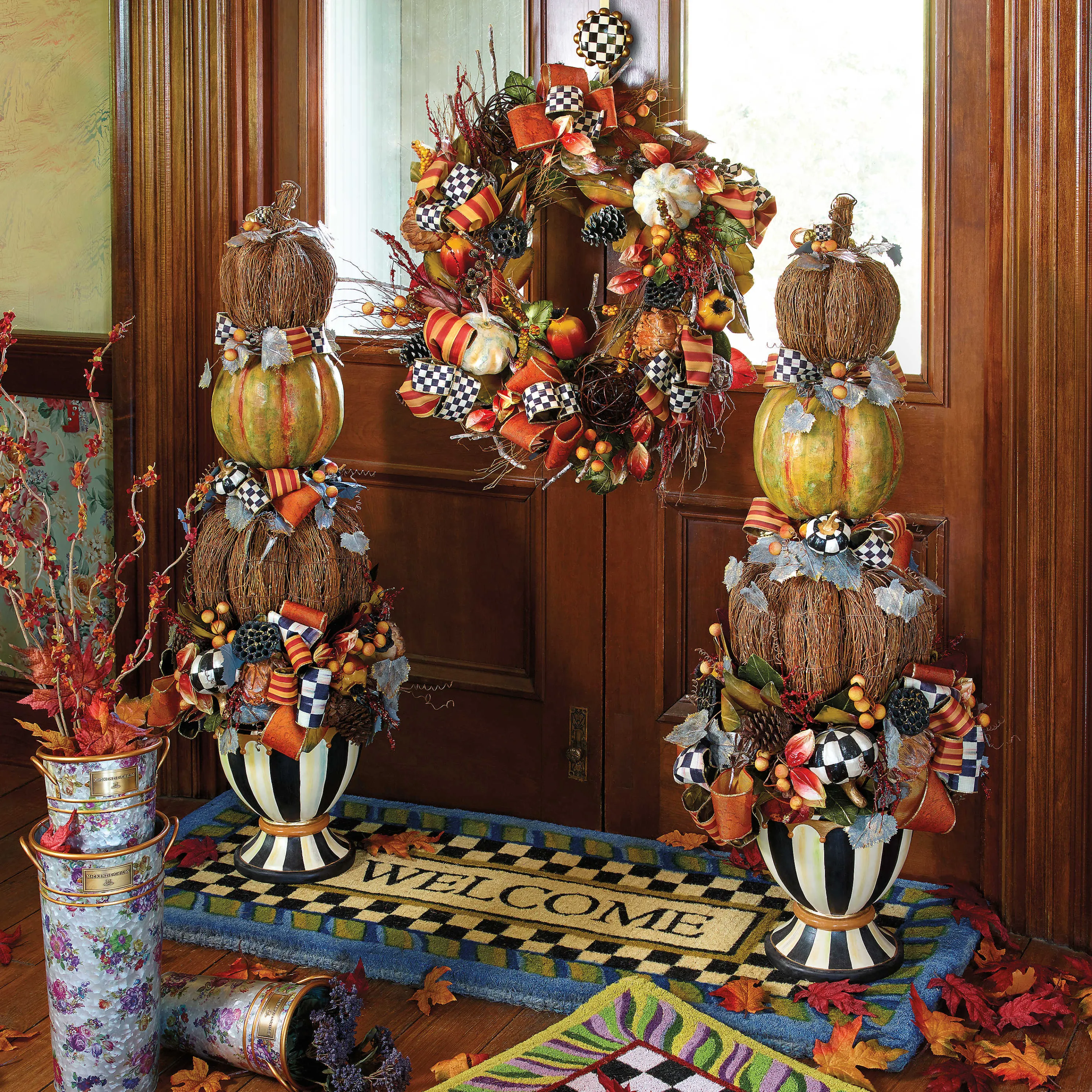 Flower Market Galvanized Flower Buckets - Set Of 3