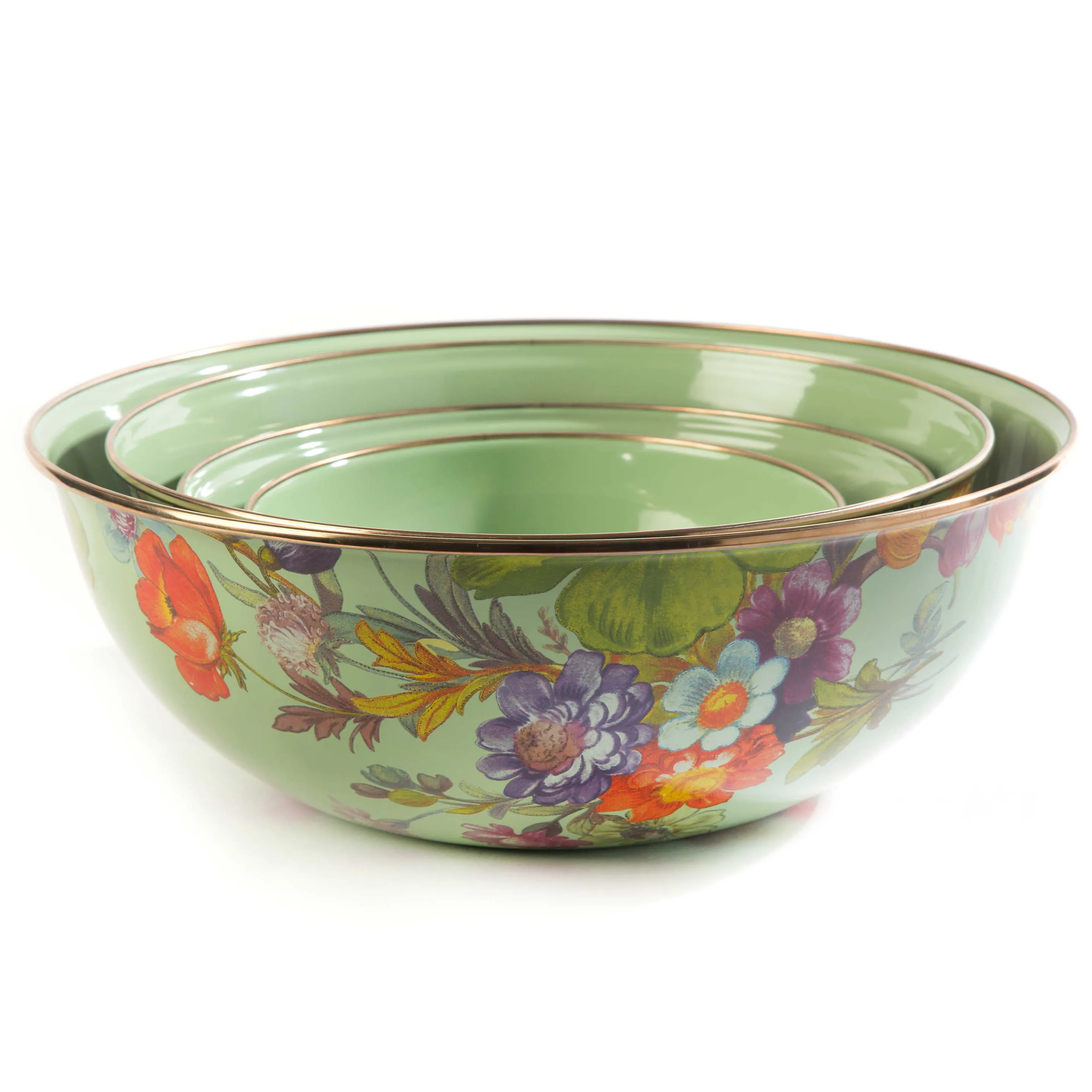 Flower Market Large Everyday Bowl - Green