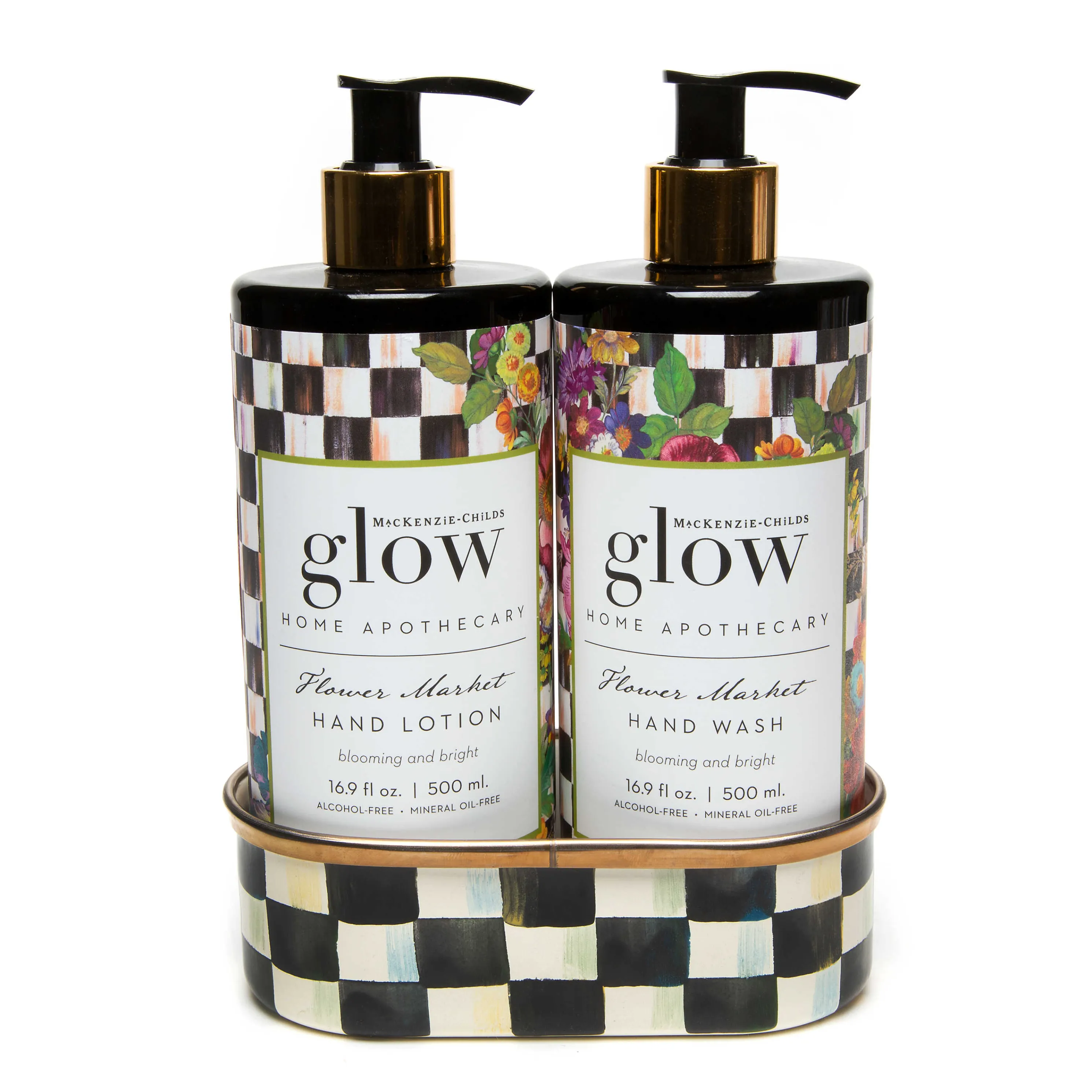 Flower Market Soap & Lotion Caddy Set
