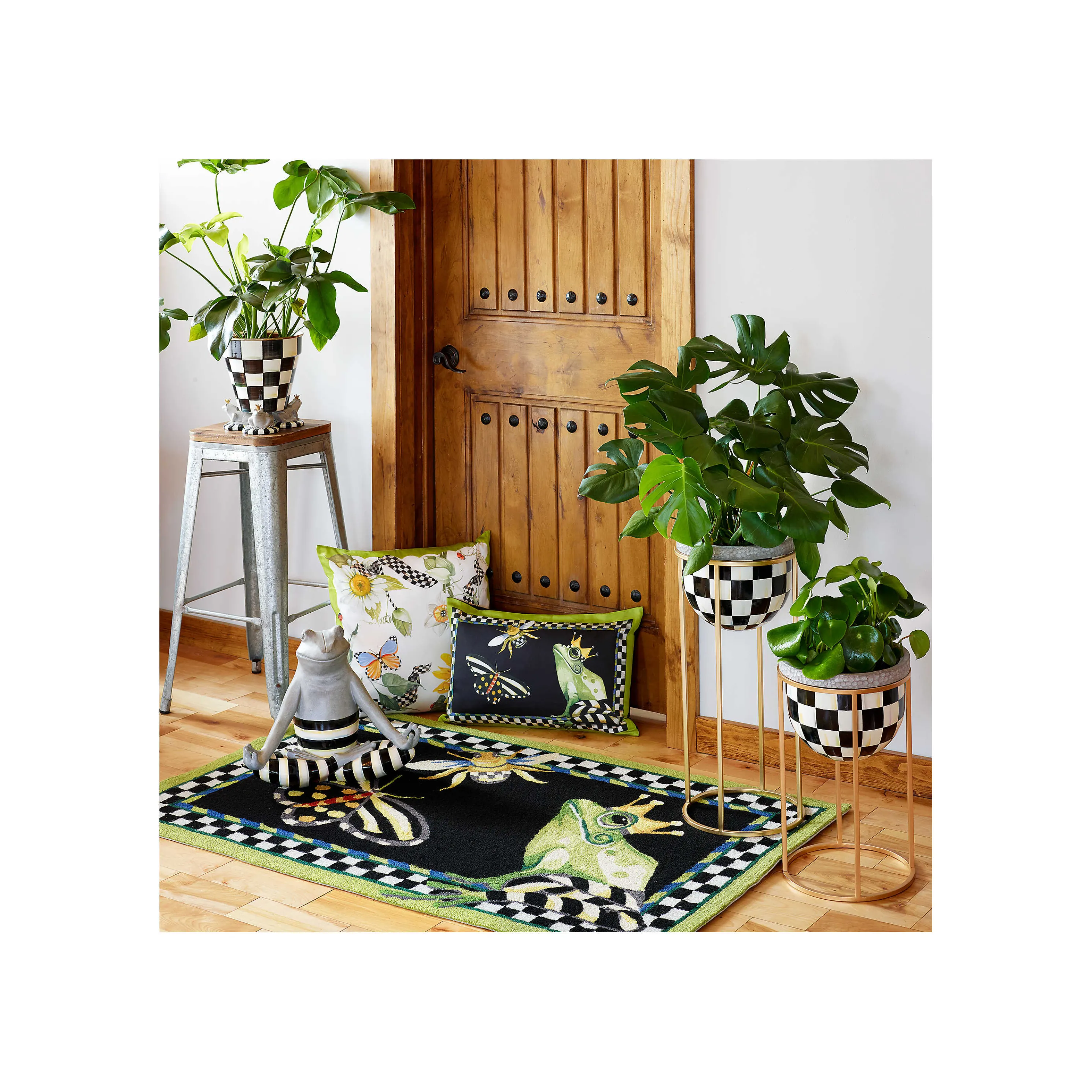 Frog Plant Holder Set