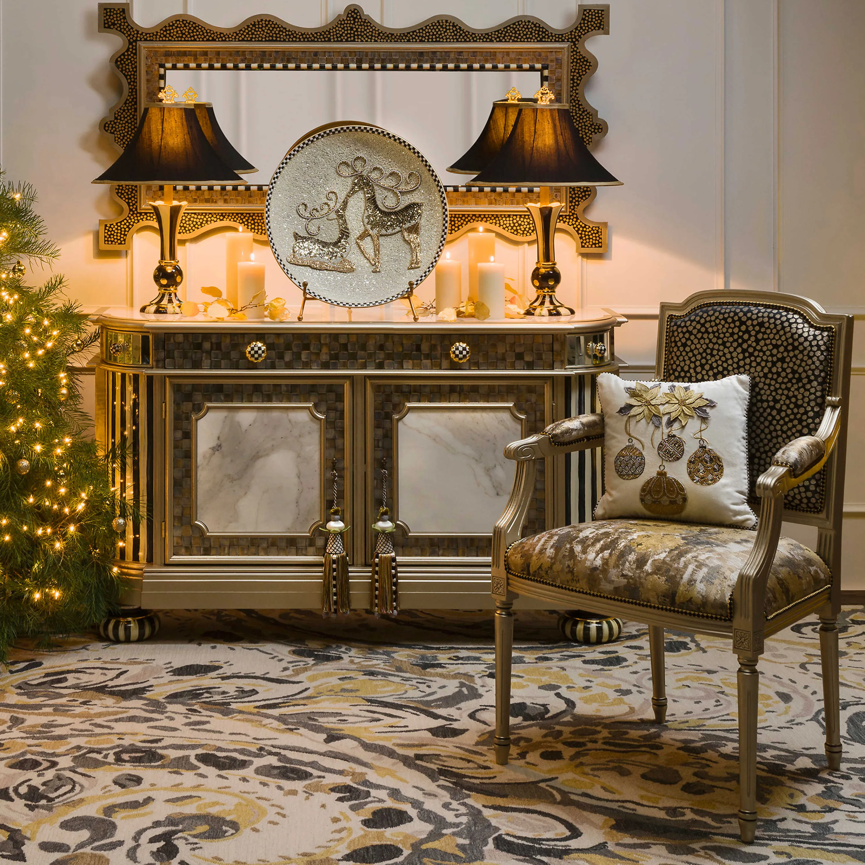 Golden Hour Buffet Cabinet