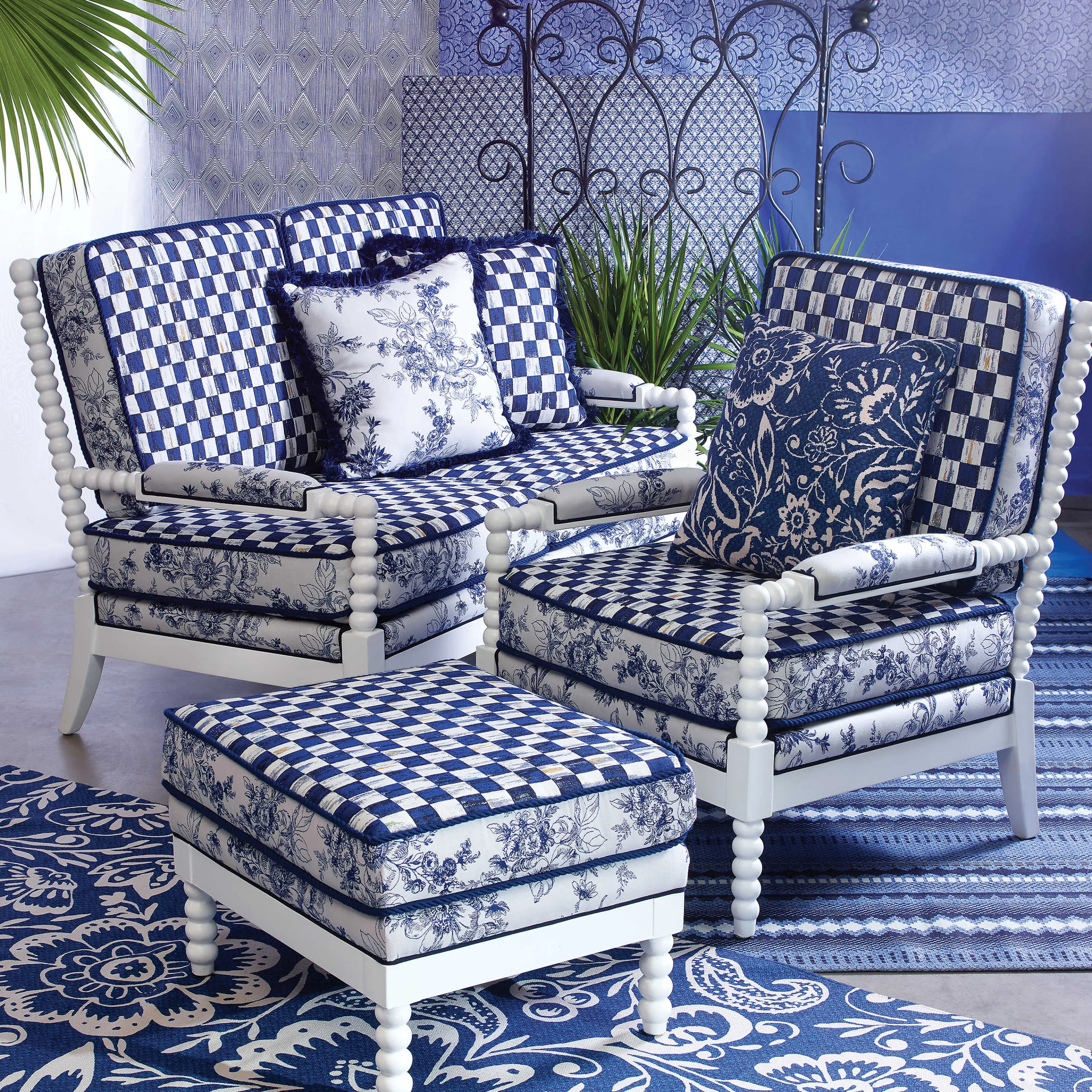 Indigo Villa Outdoor Loveseat