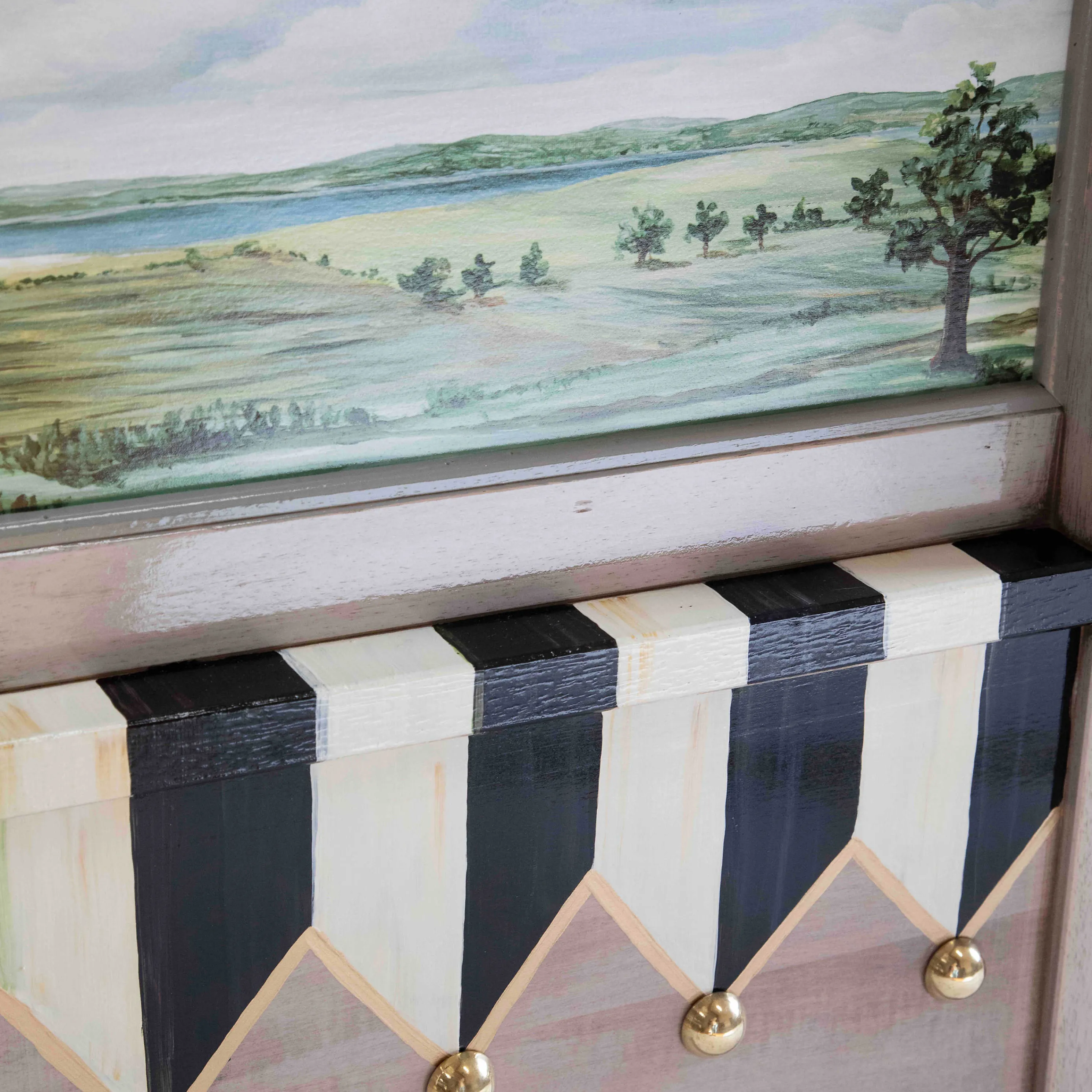 Landscape Blanket Bench