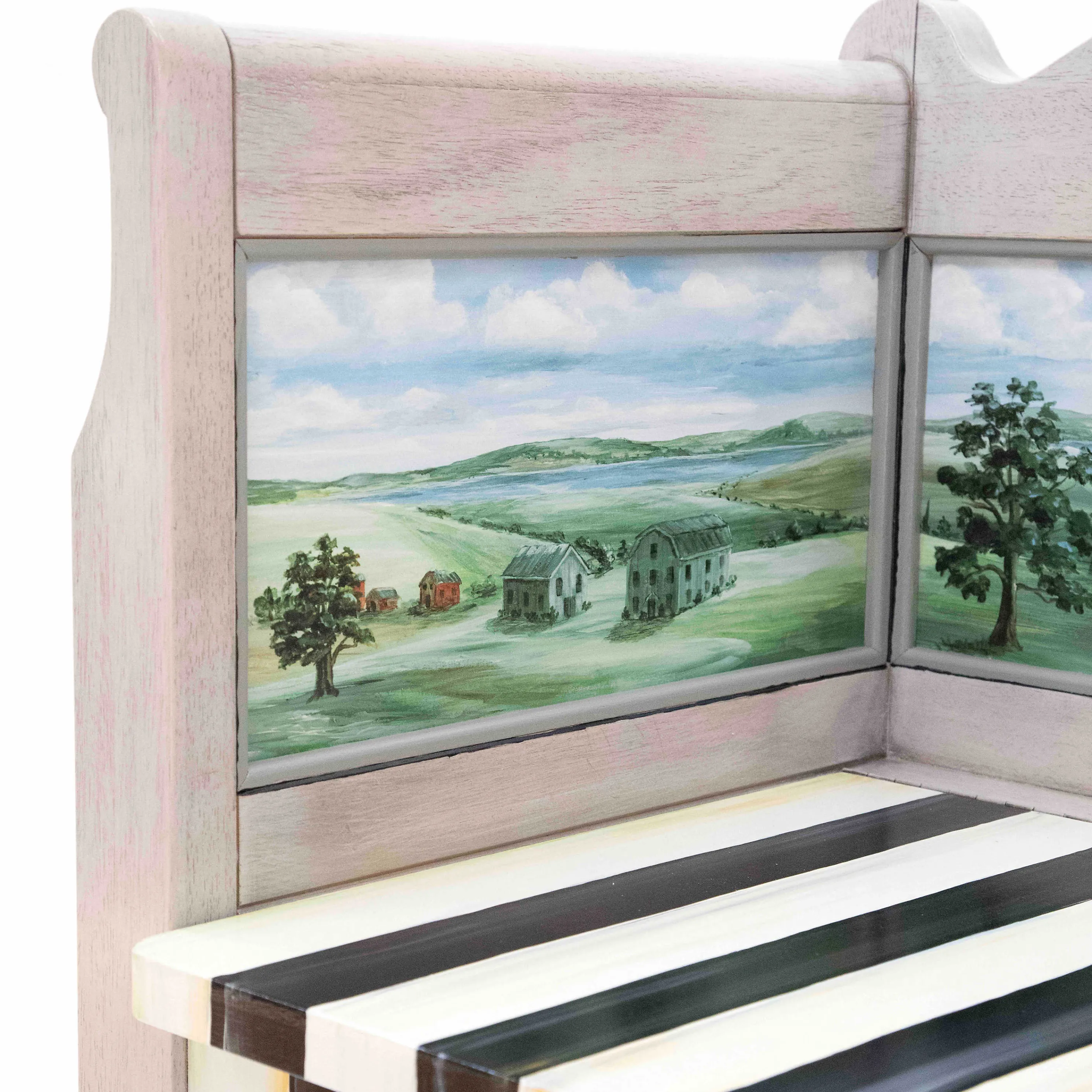 Landscape Blanket Bench