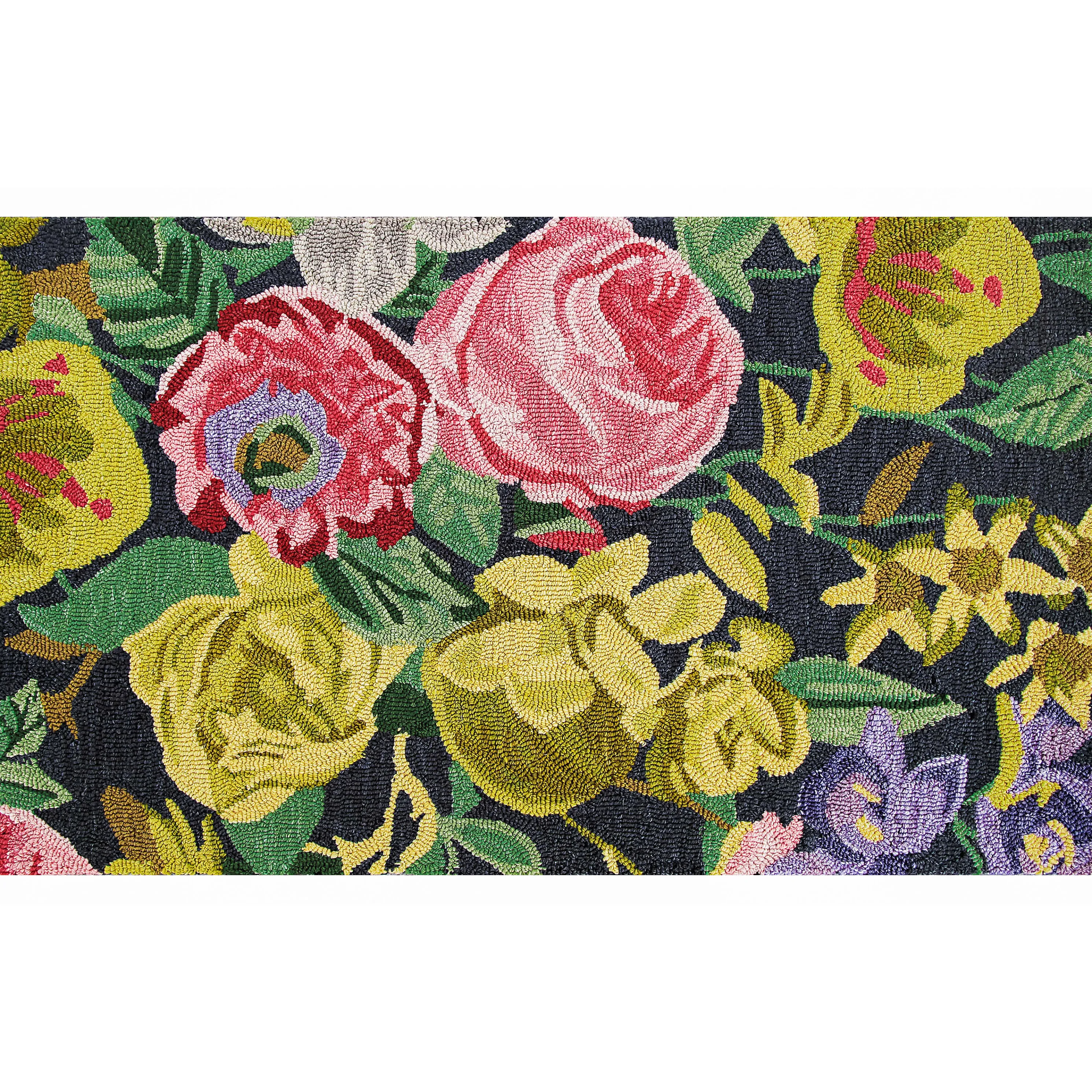 Midnight Floral Rug - 2'3" X 3'9"