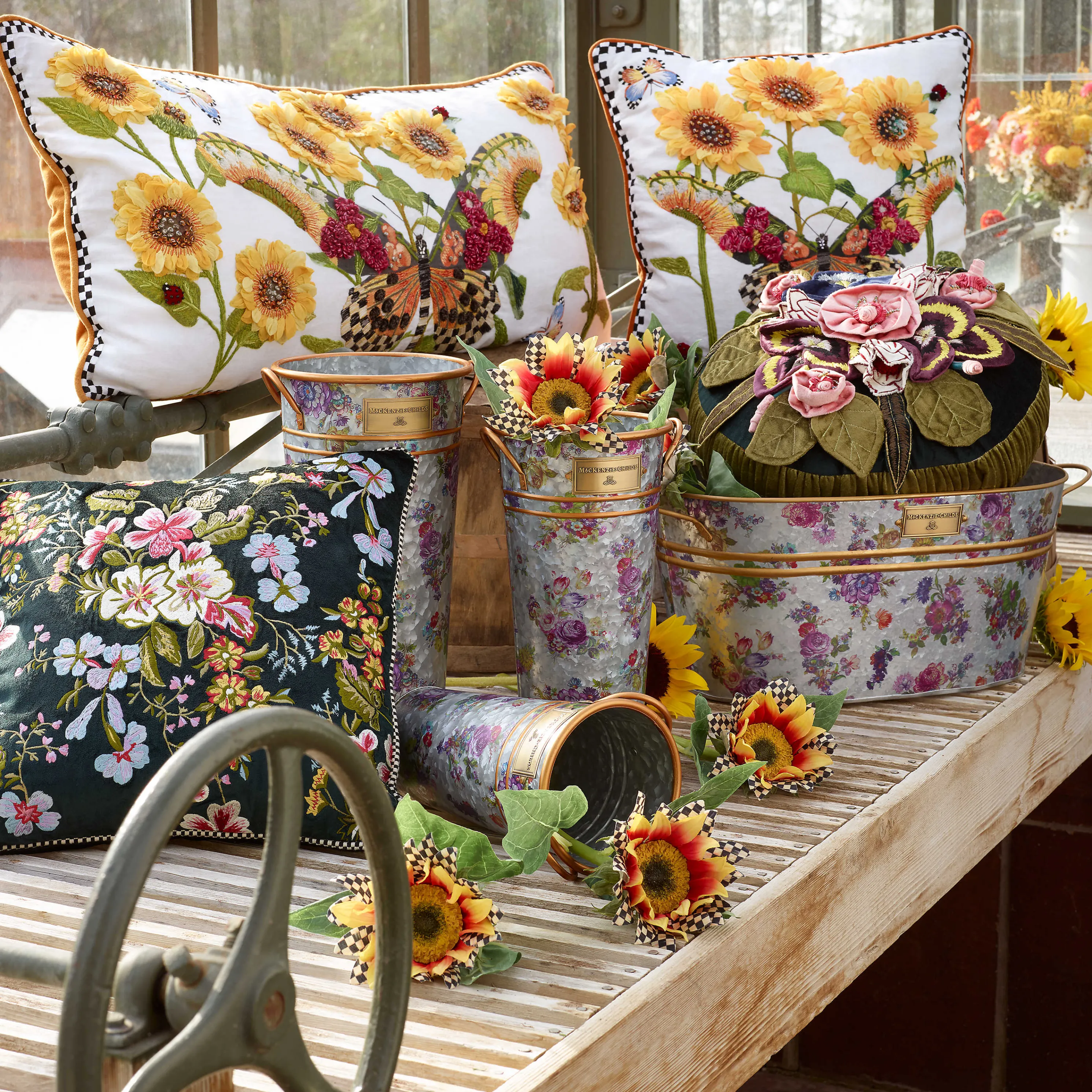 Moonlight Garden Pillow