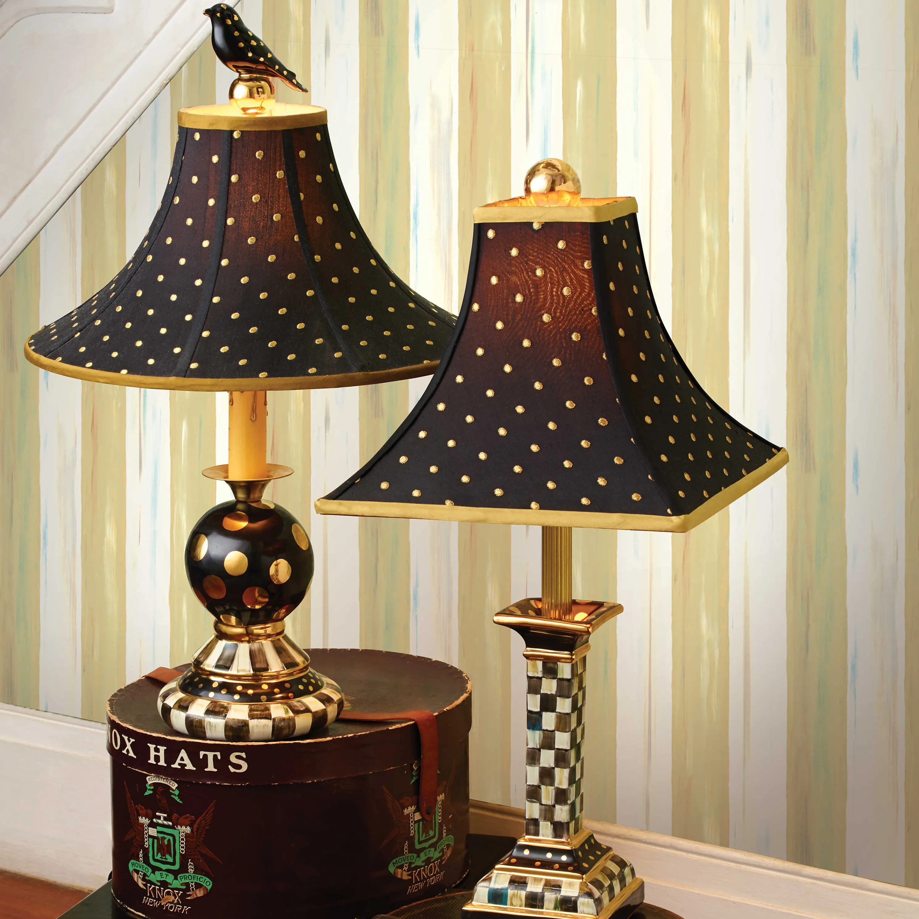 Parchment Stripe Wallpaper