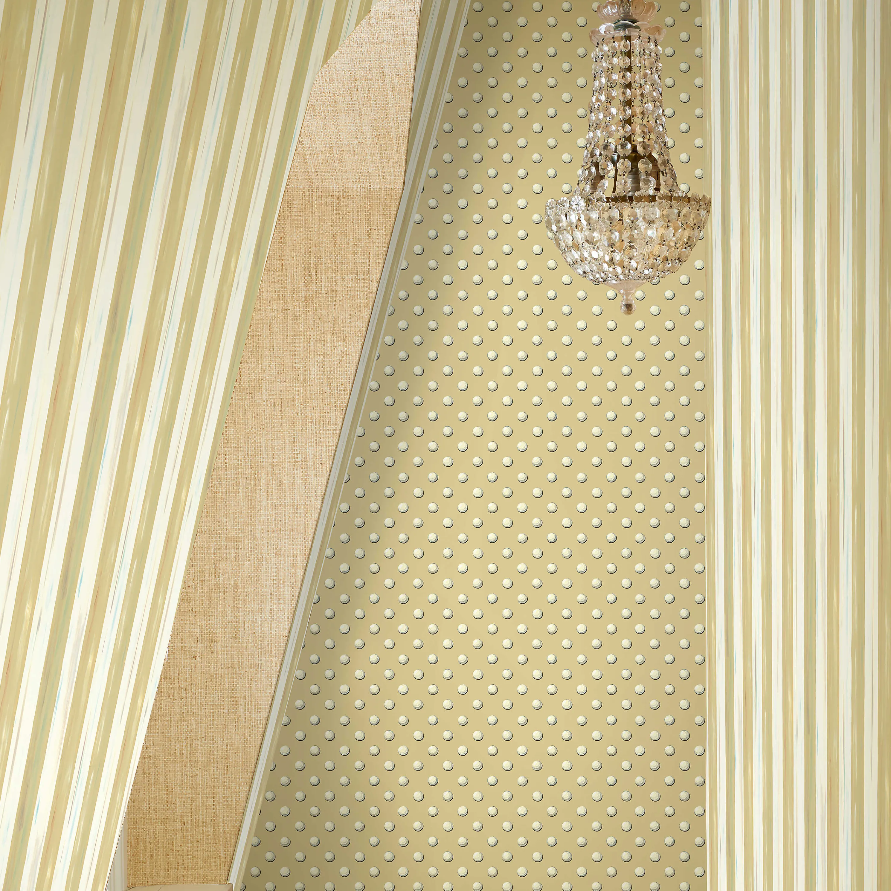 Parchment Stripe Wallpaper