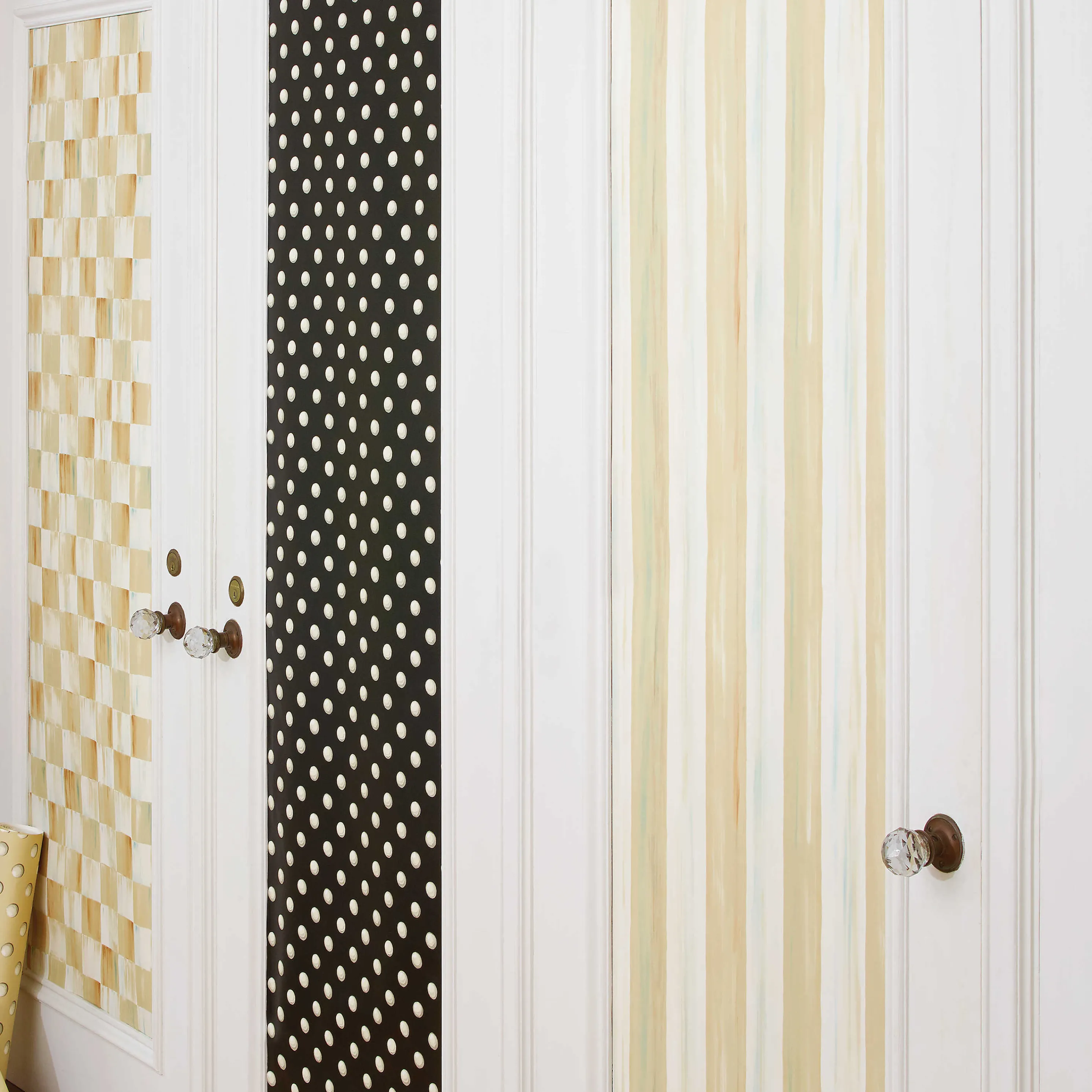 Parchment Stripe Wallpaper